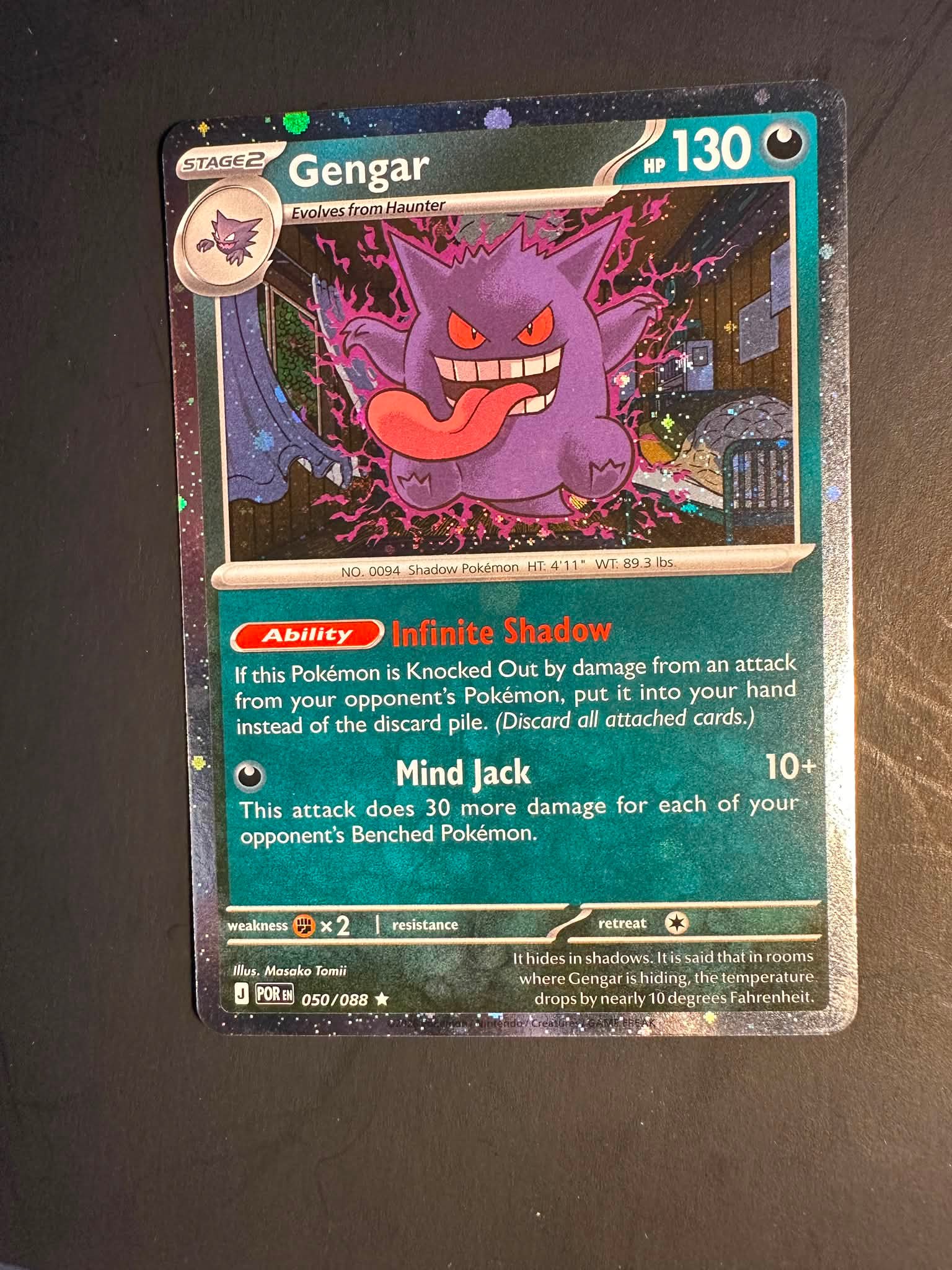 30k pokemon card - Roaring Moon ex 229/182 - Paradox Rift - Full Art - Ultra Rare Pokémon 30th Celebration Expansion detailed,