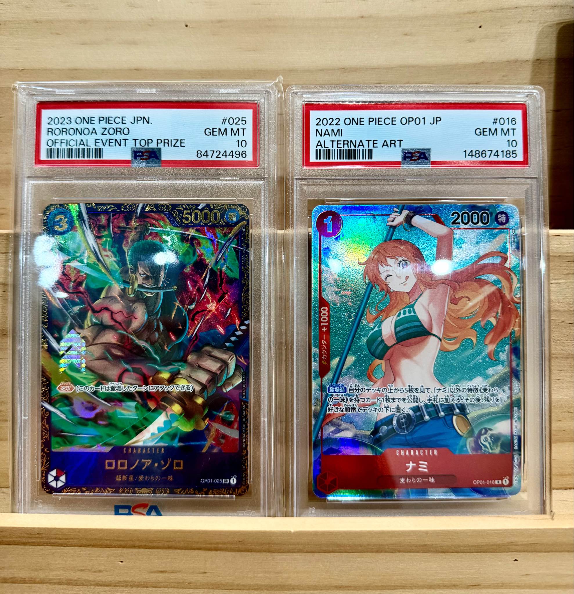 WTS Flagship Zoro & OP01 Nami 2023 ONE PIECE JPN. RORONOAZORO 