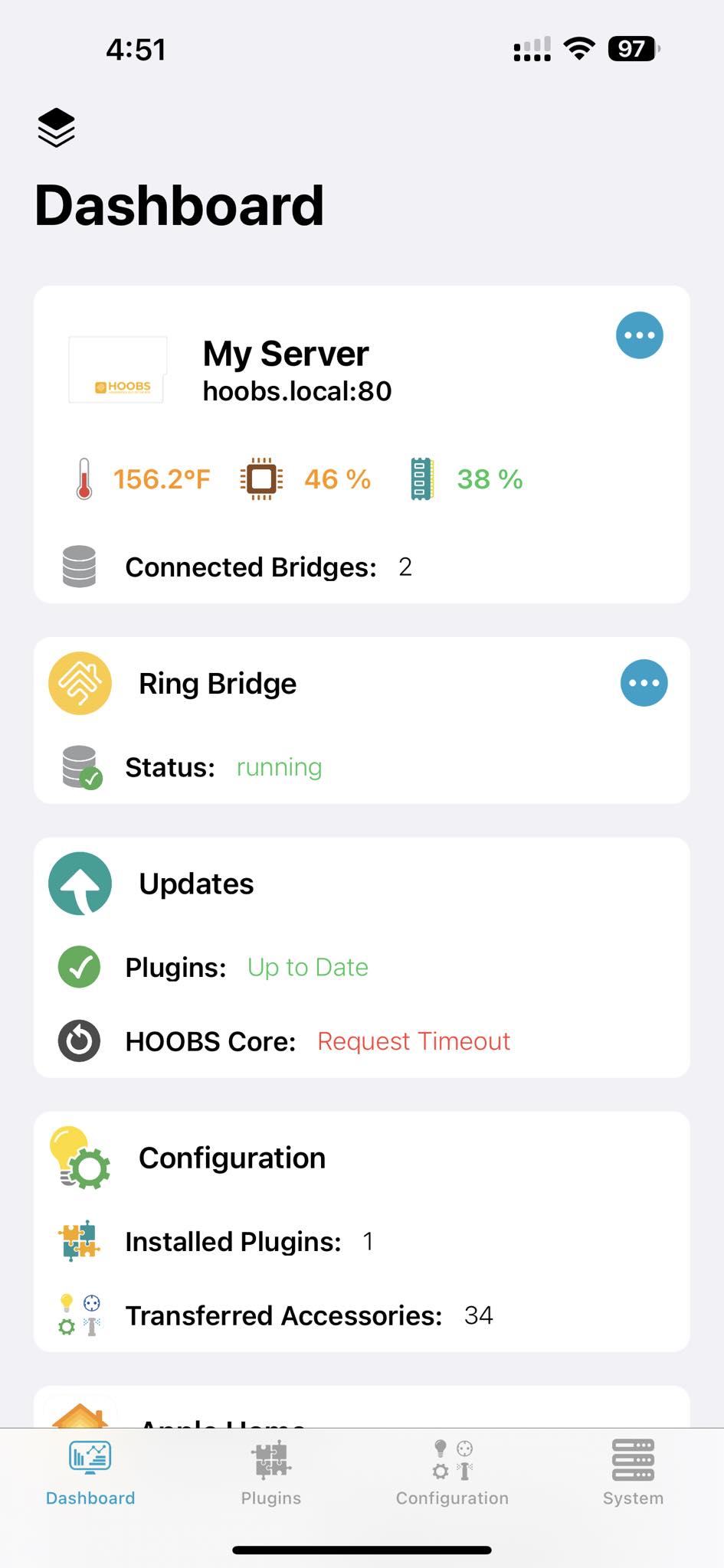 HOOBS™ (Community Support English) | Every time I load the app I get a ...