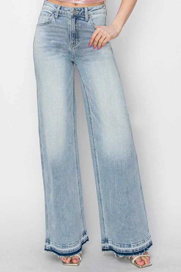 High Waisted Wide Leg Jeans - Y2K Flare Denim, Stretchy Bell Bottoms. Shop Now! From Womens Jeans - Price 49.7
