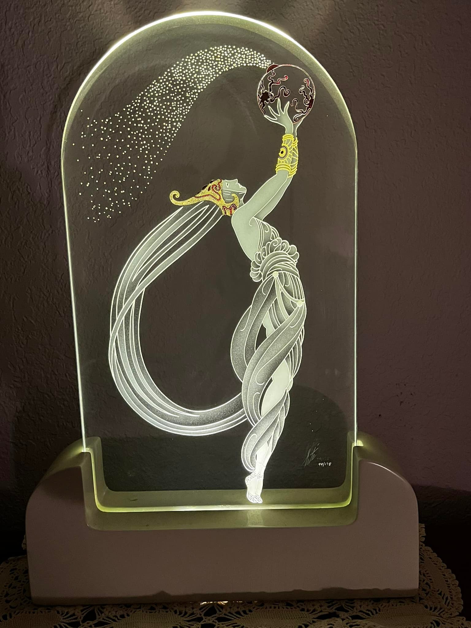 What is the value of a signed Erte piece?