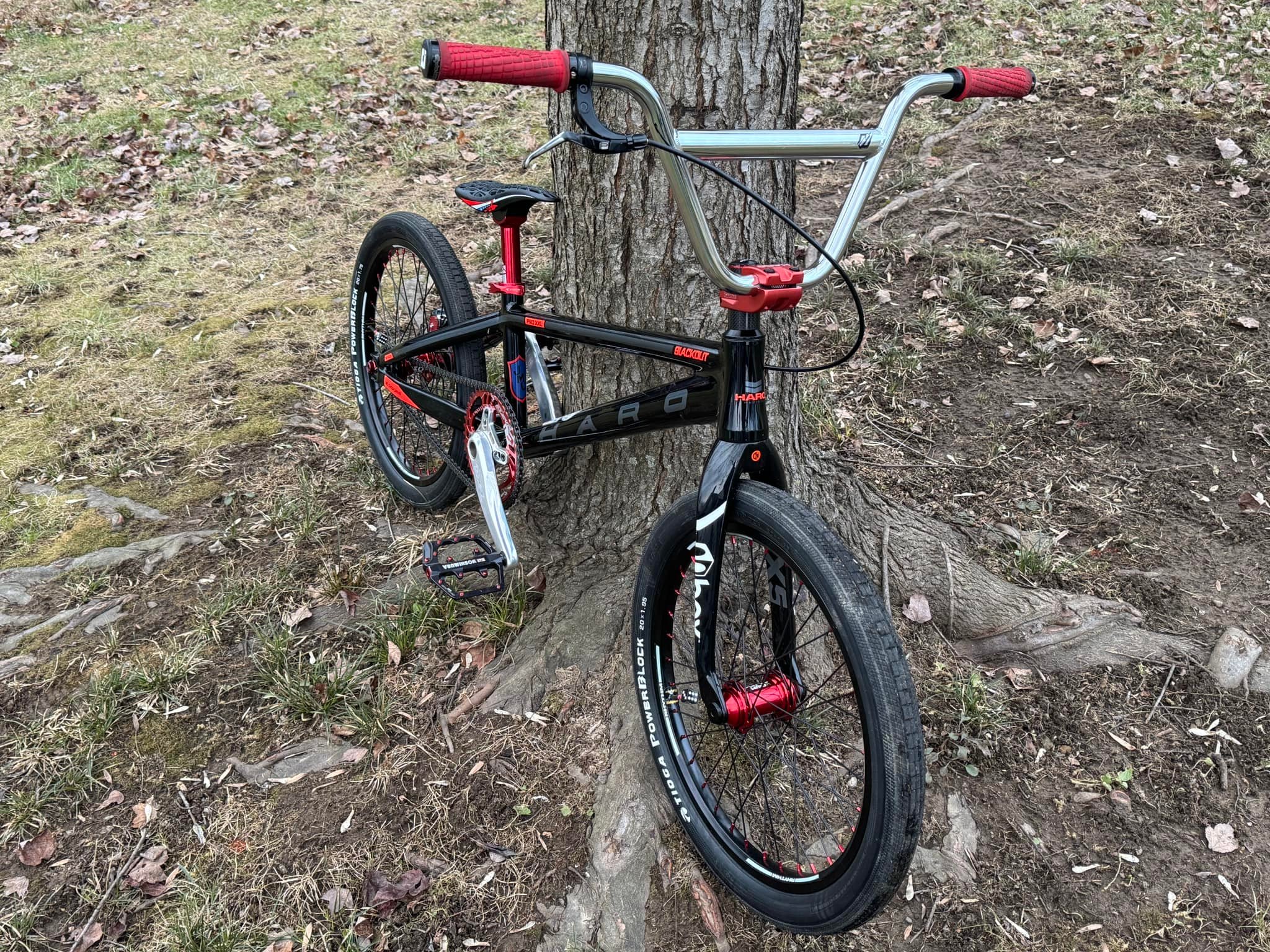 What are the key upgrades on your 2024 Haro Blackout Pro XXL frame?