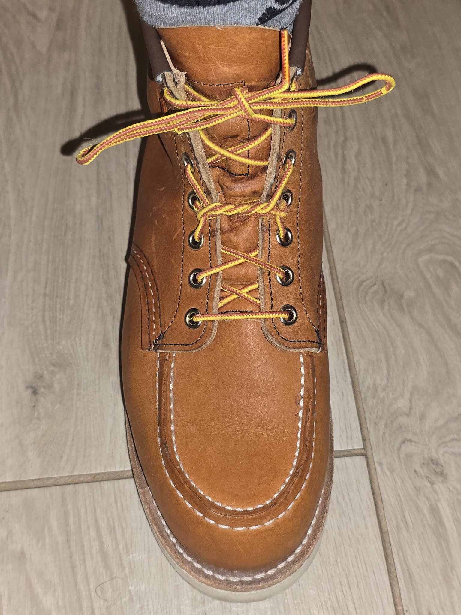 Our 875 Moc Toe is THE boot that needs to be in everyone's Red