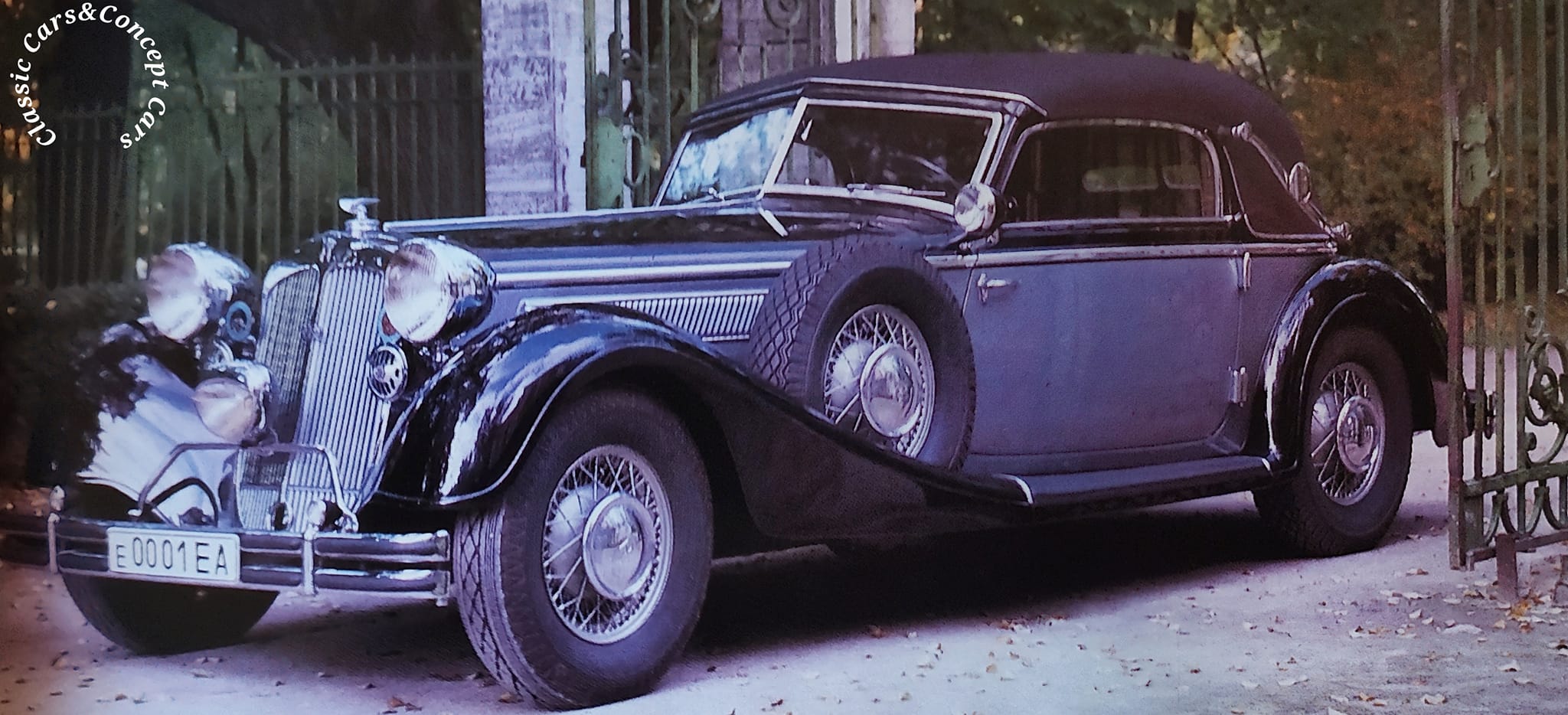1938 Horch 853A cabriolet with overdrive