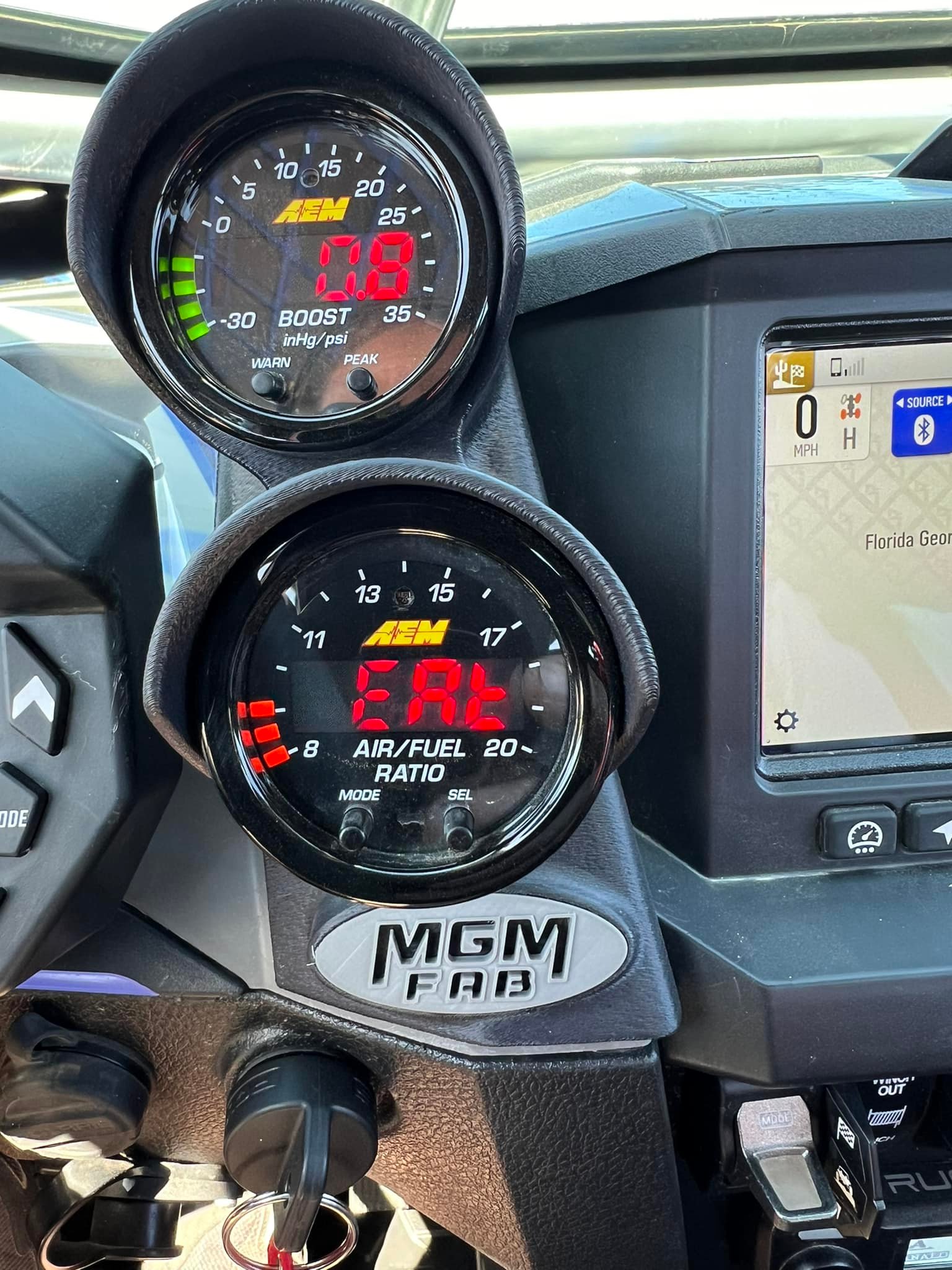What is causing the AEM 30-0300 X-SERIES UEGO GAUGE to malfunction?