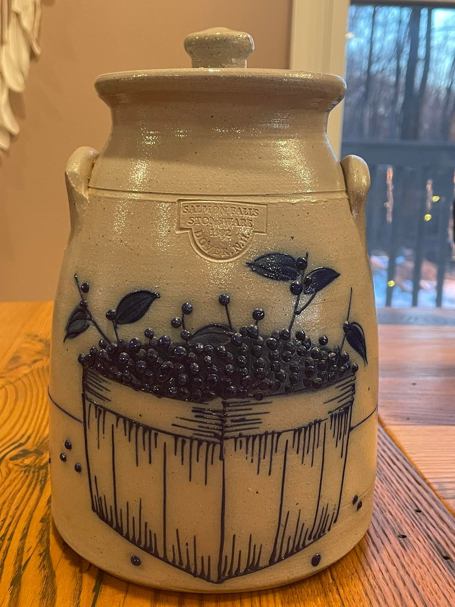 What is the rarity of Salmon Falls Stoneware blueberry basket