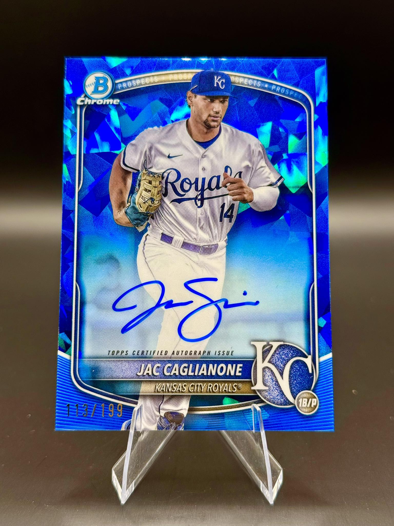 Jac Caglianone's 1991 Variation 1/1 Superfractor Autograph in