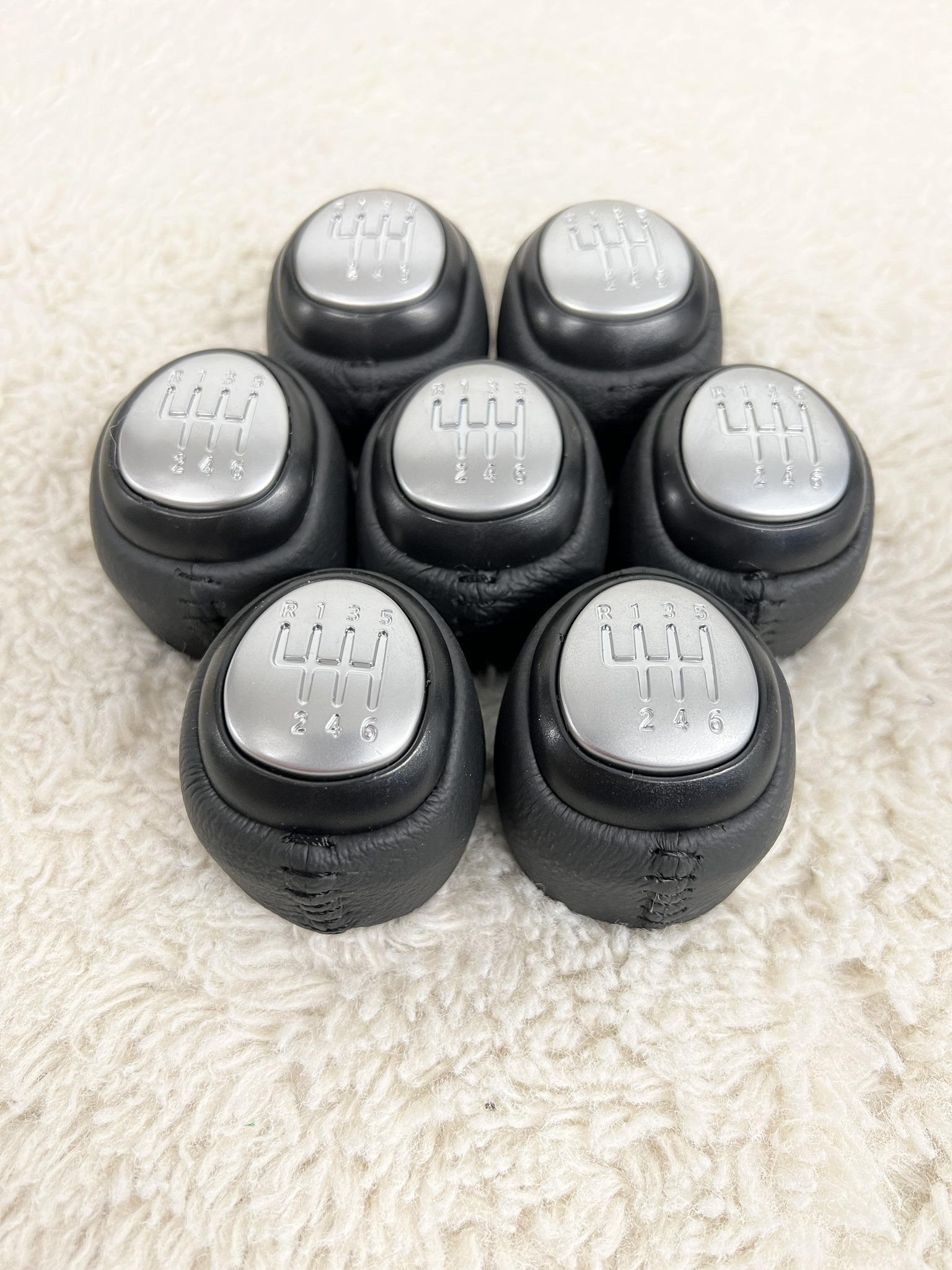 M10 X 1.25 Black Aluminum 6-Speed Manual Shift Knob – 3 Inch Tall Grip For Infiniti G35 G37 G20 Q50