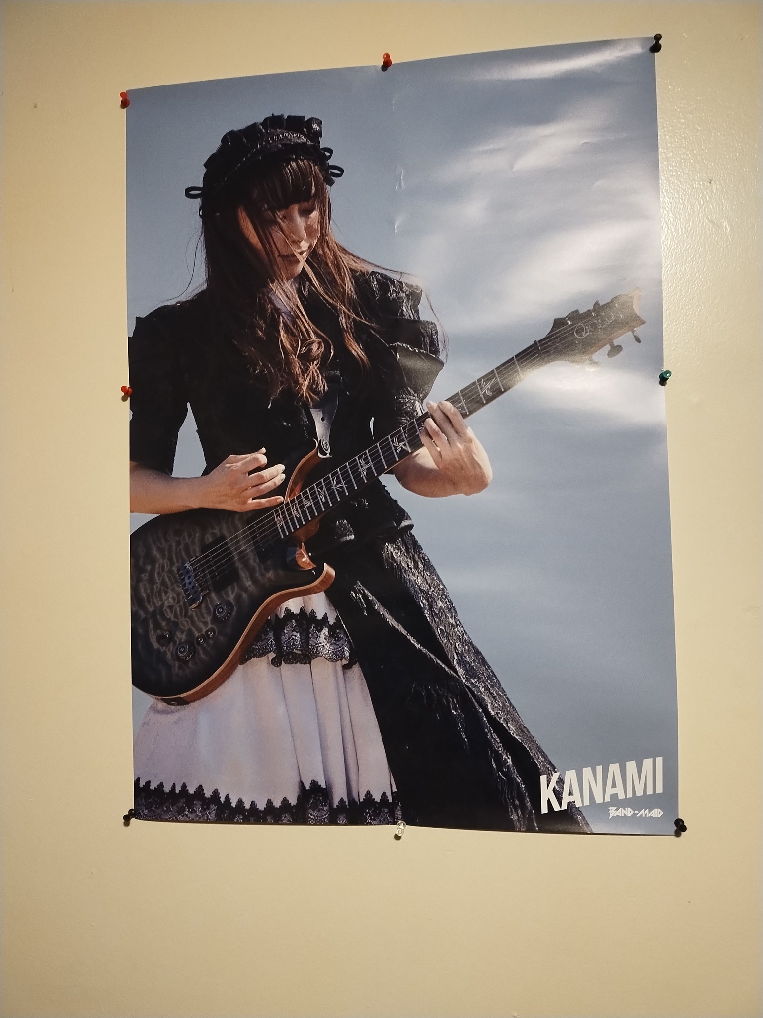Kanami poster from Band-Maid arrived