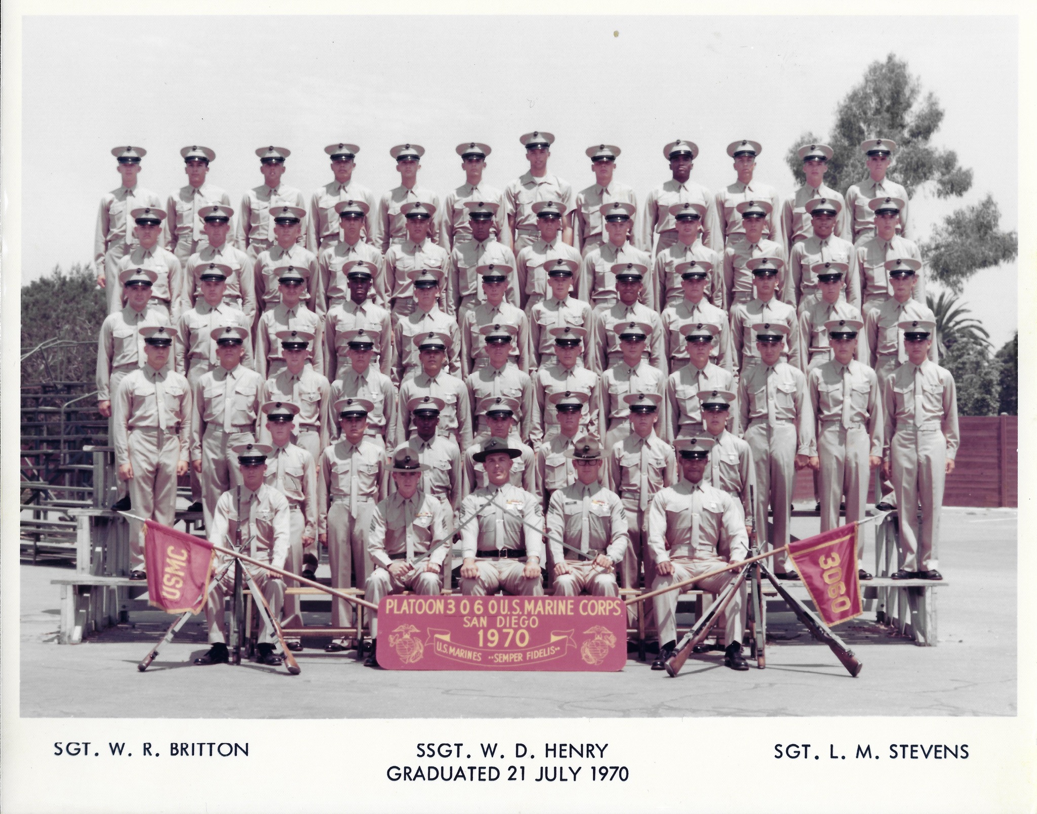 1970 MCRD San Diego platoon 3060 photos