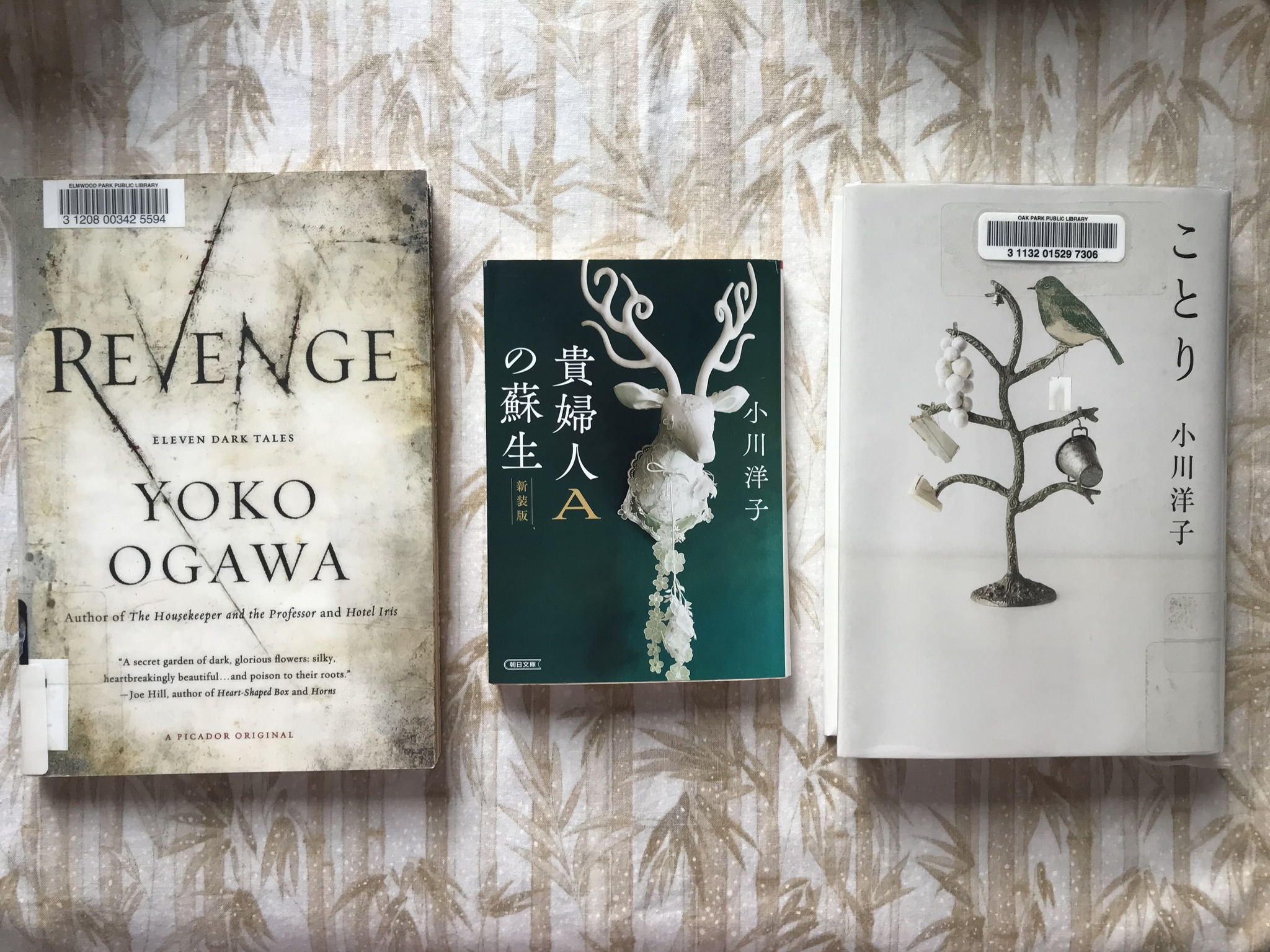 Recent Japanese literature book reviews display picture 1