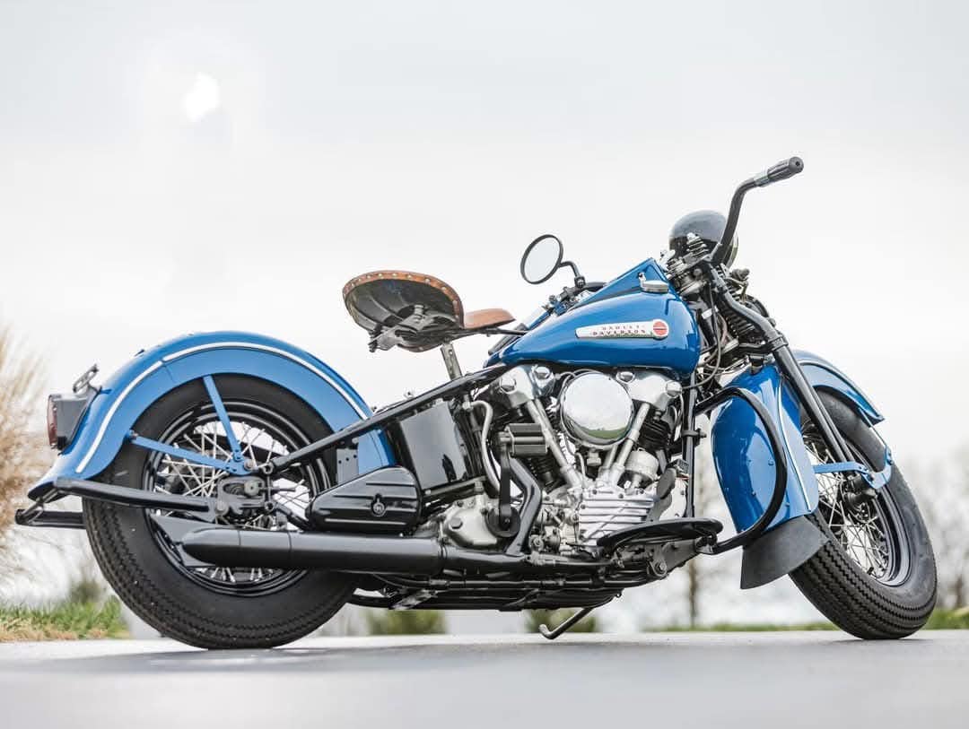 Restored, iconic, and unmistakably Harley 🏍️ This 1938