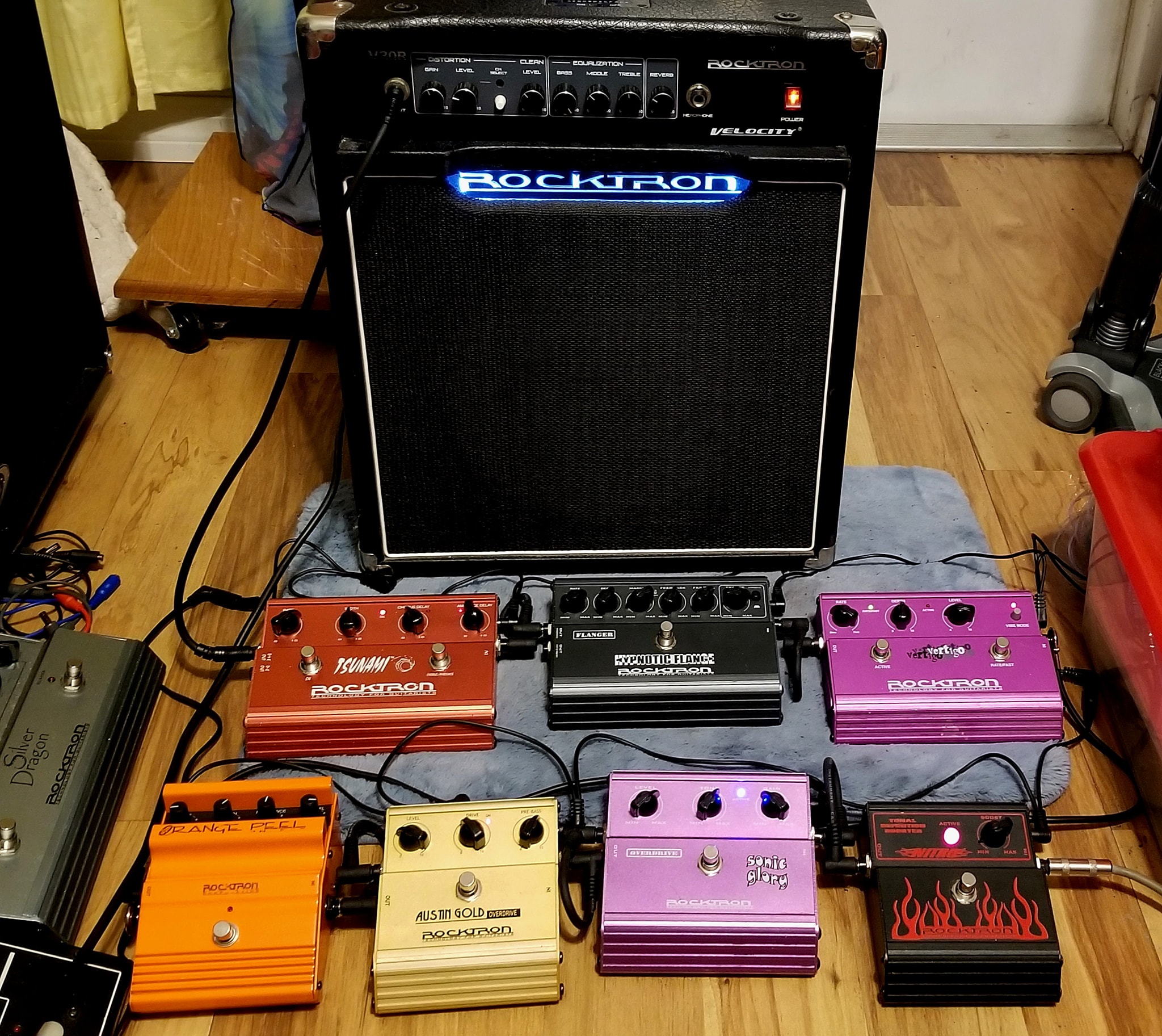 Rocktron Purple Haze and Rocktek Chorus effects