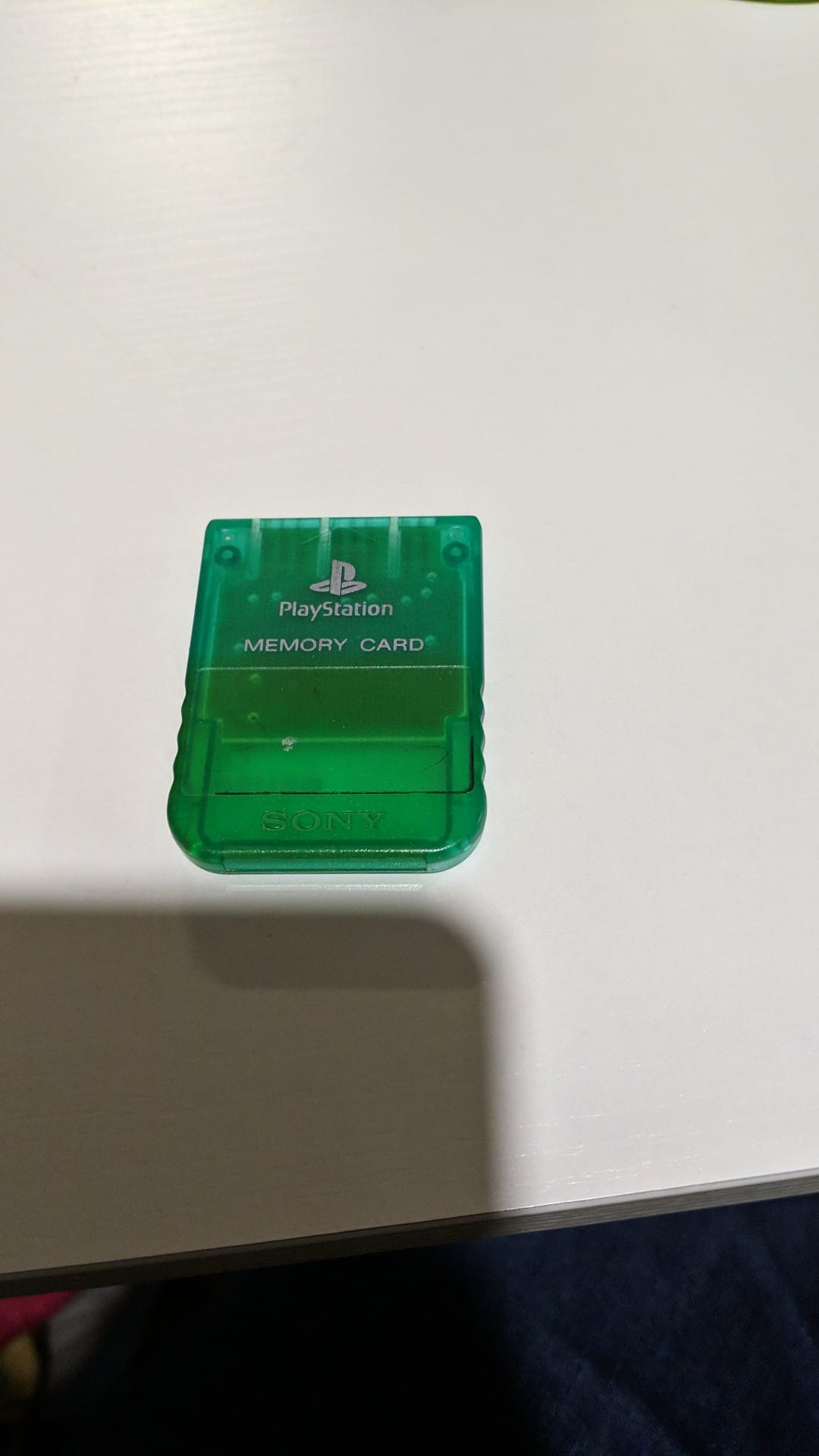 Why won't PS2 recognize official PS1 memory card for Chrono Trigger?