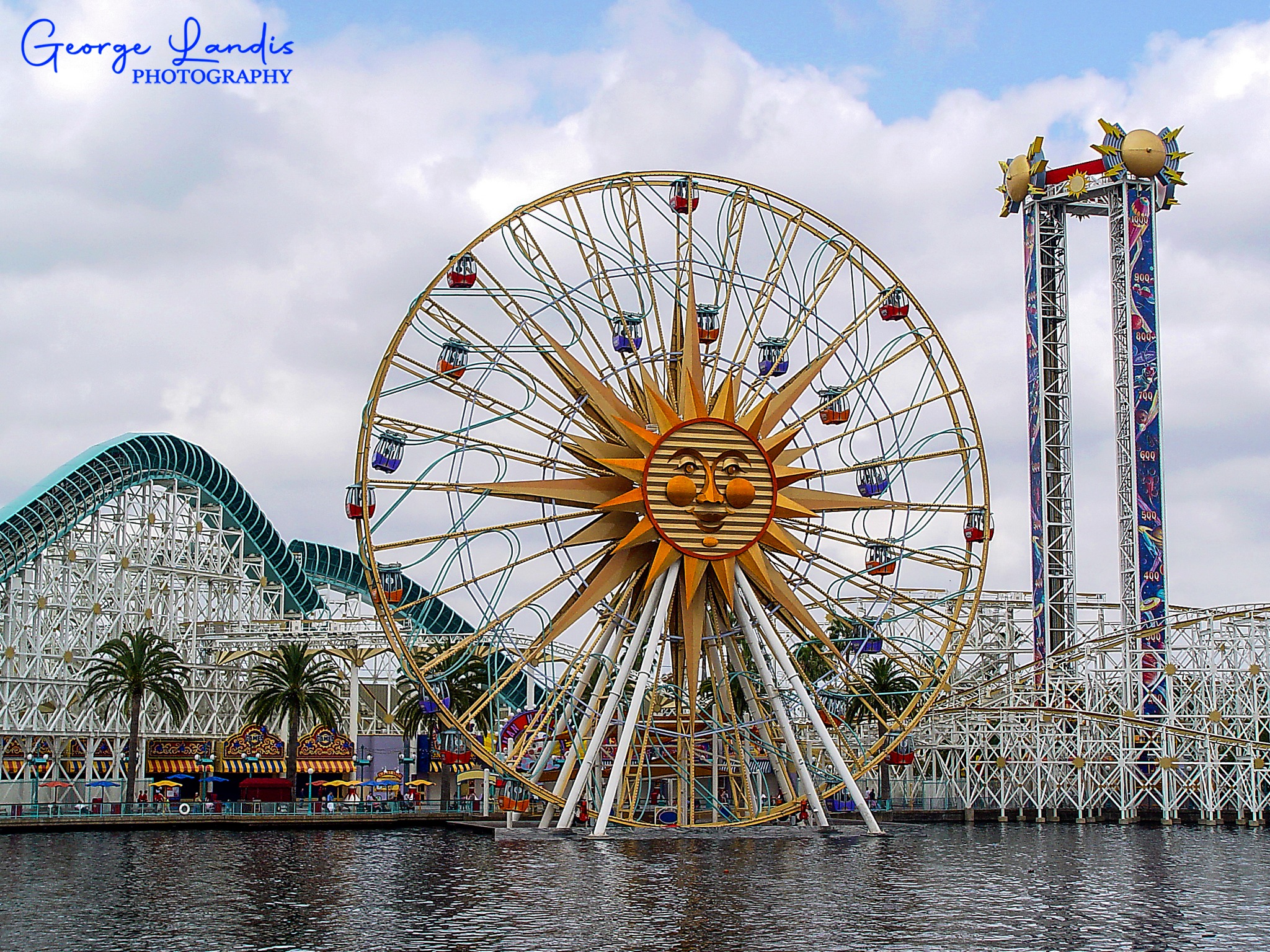Disney California Adventure's Sun Wheel and Maliboomer