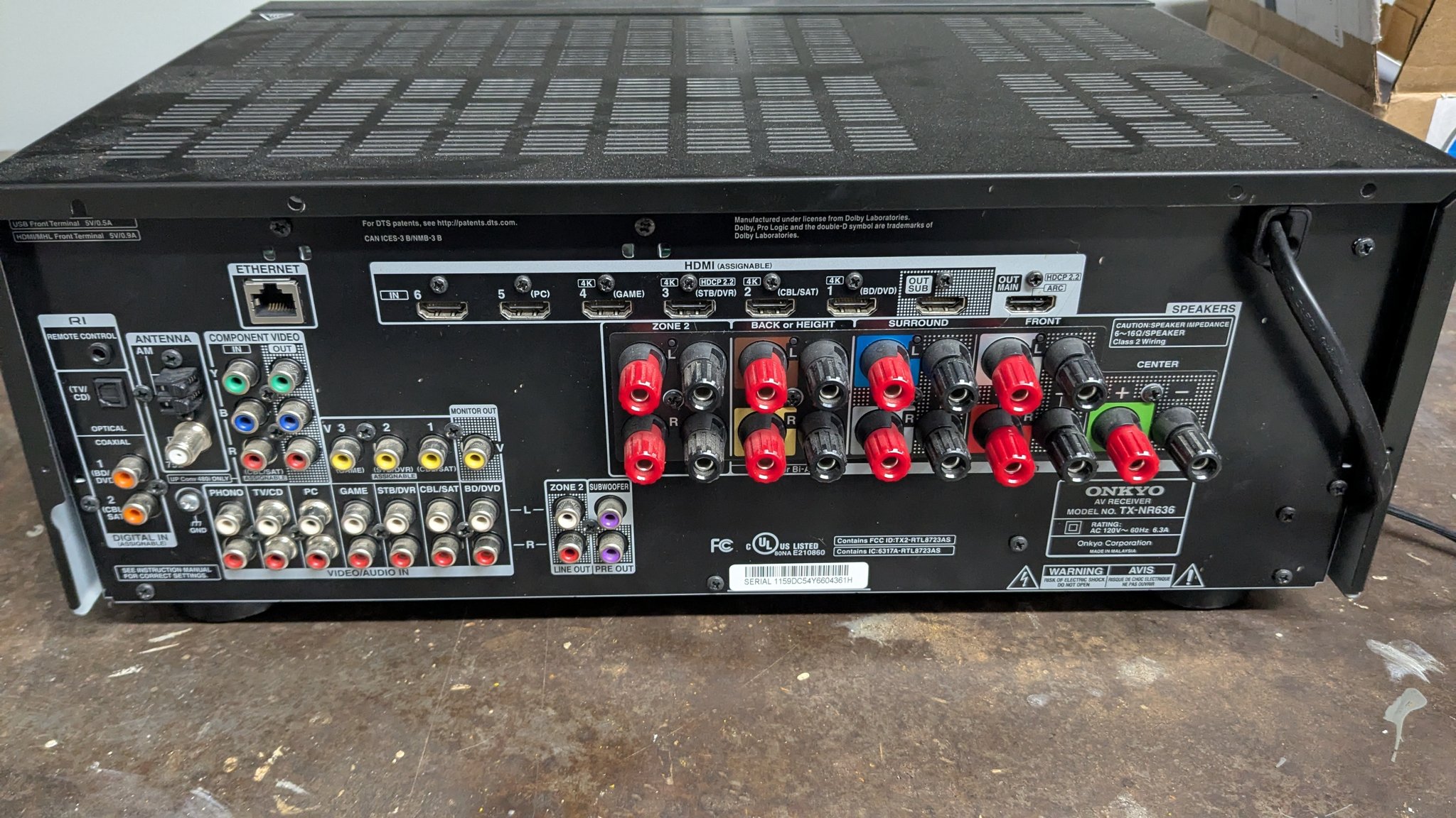 Onkyo TX-NR636 receiver repair or scrapping?