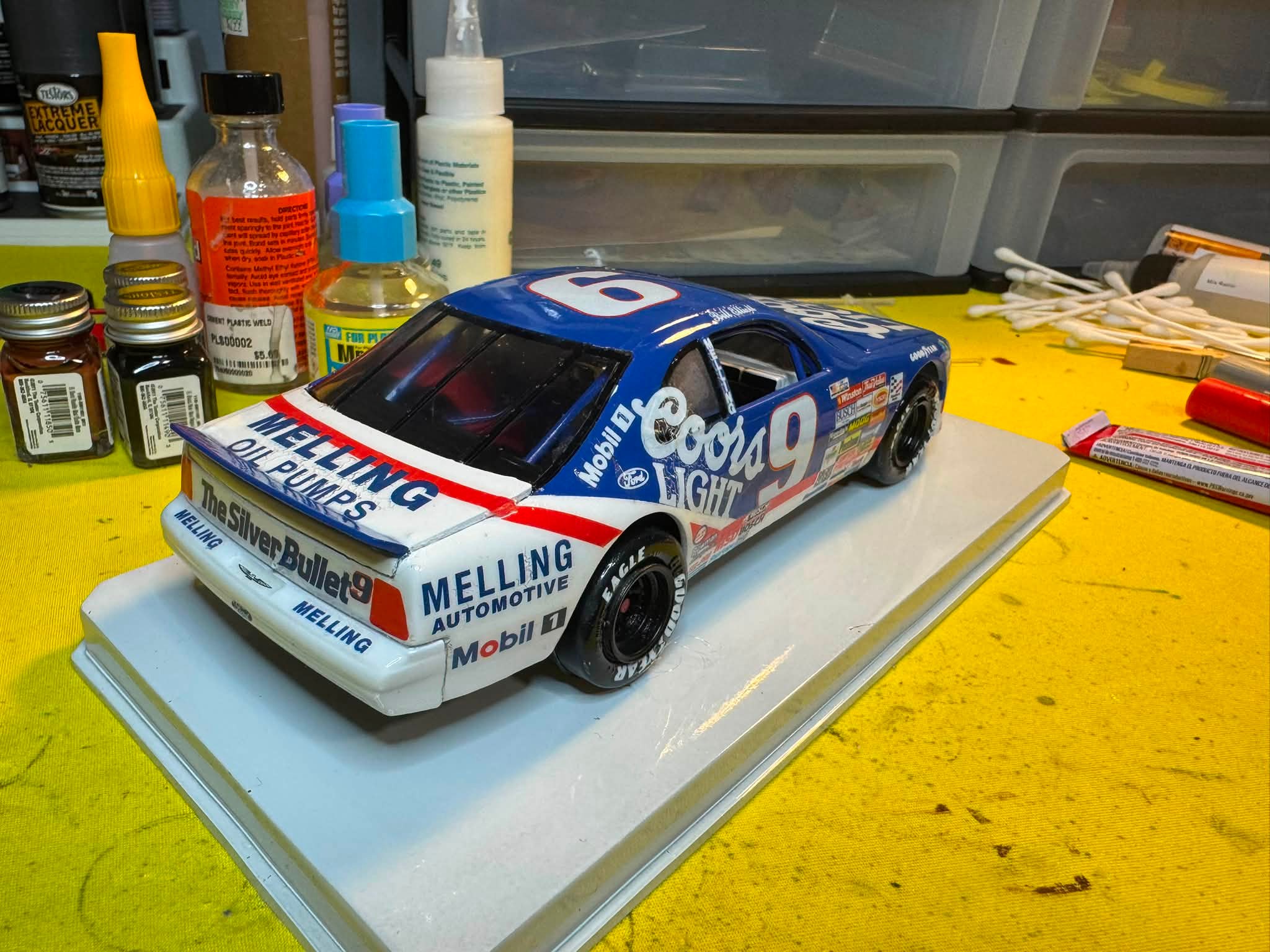 Bill Elliott AMT Coors kit finished up