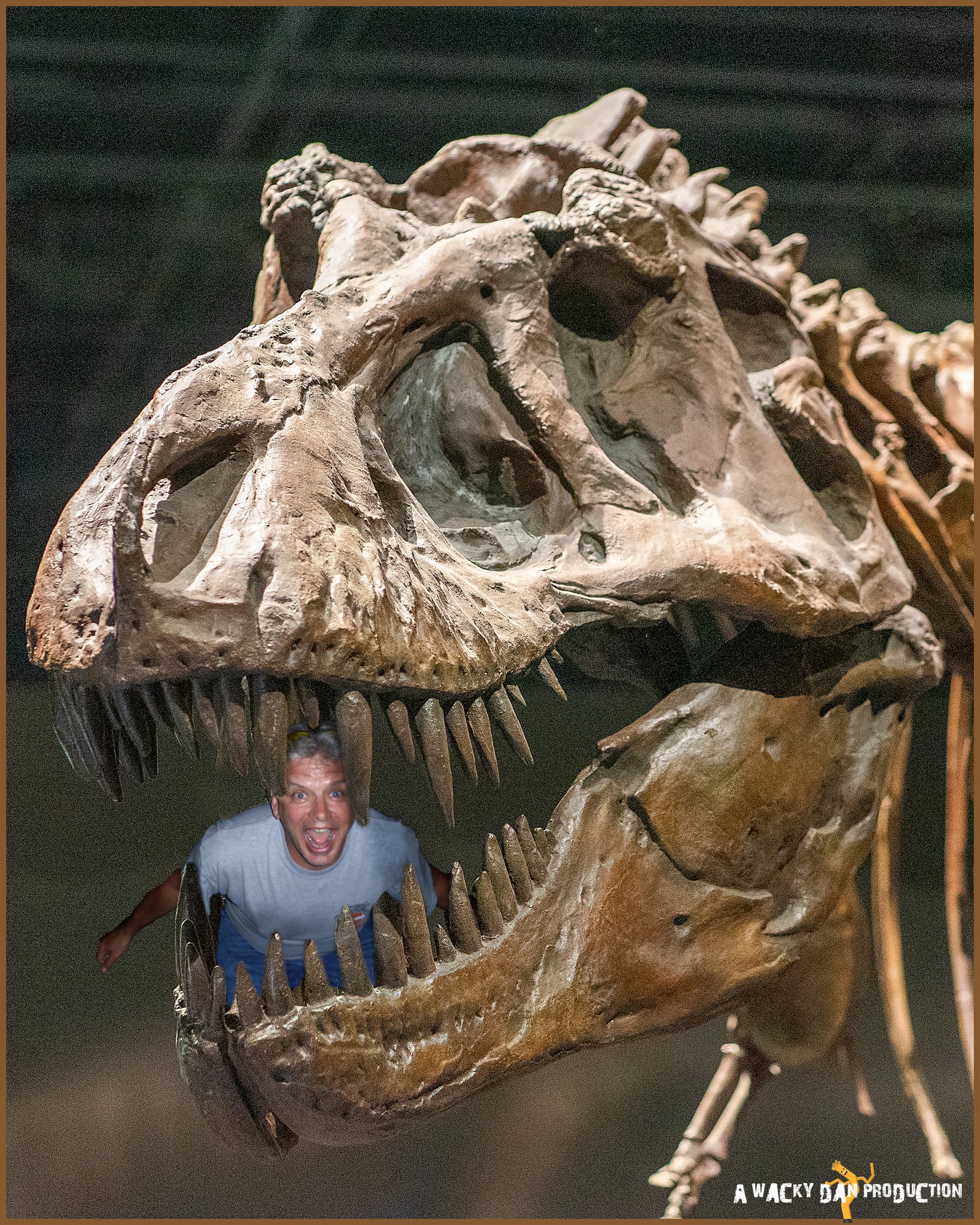 You'd think dinosaurs would be old enough to brush their own teeth