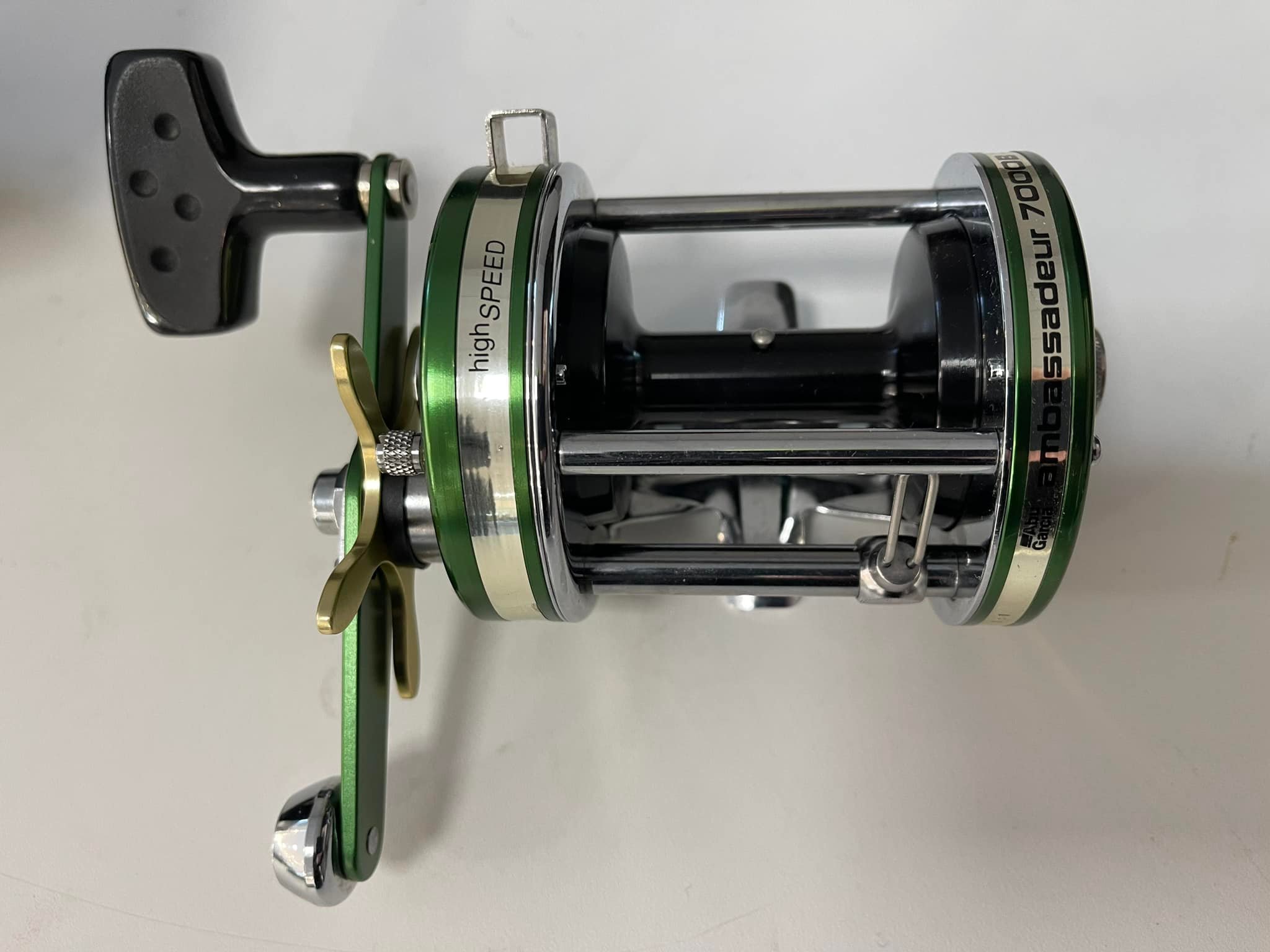 best baitcasting reel for 150 Custom TLX 7.5:1 Right Hand Baitcast Used Abu Garcia Fly Featuring Core Protect technology Fishing Clothing model:BCLR702MH