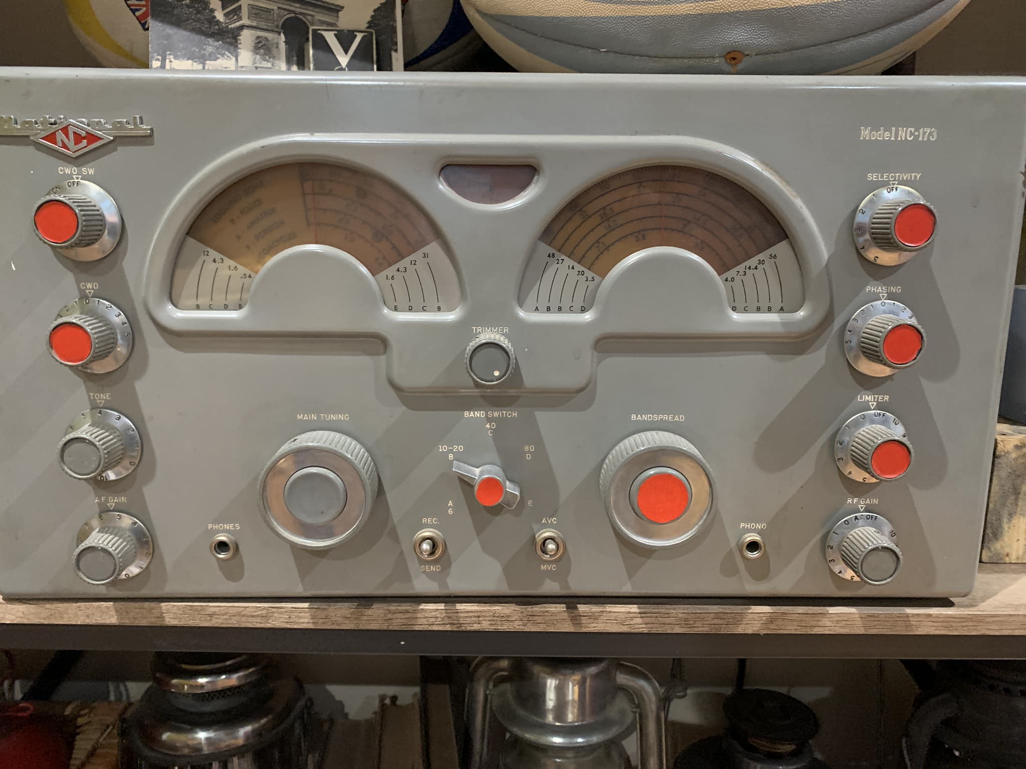 National NC173 receiver fully functional