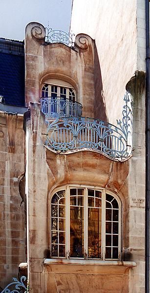 Art Nouveau building in Strasbourg, France