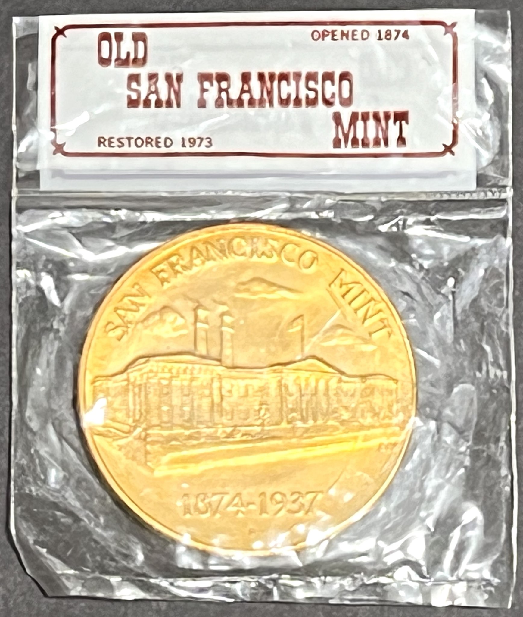 San Francisco Mint Souvenir and History