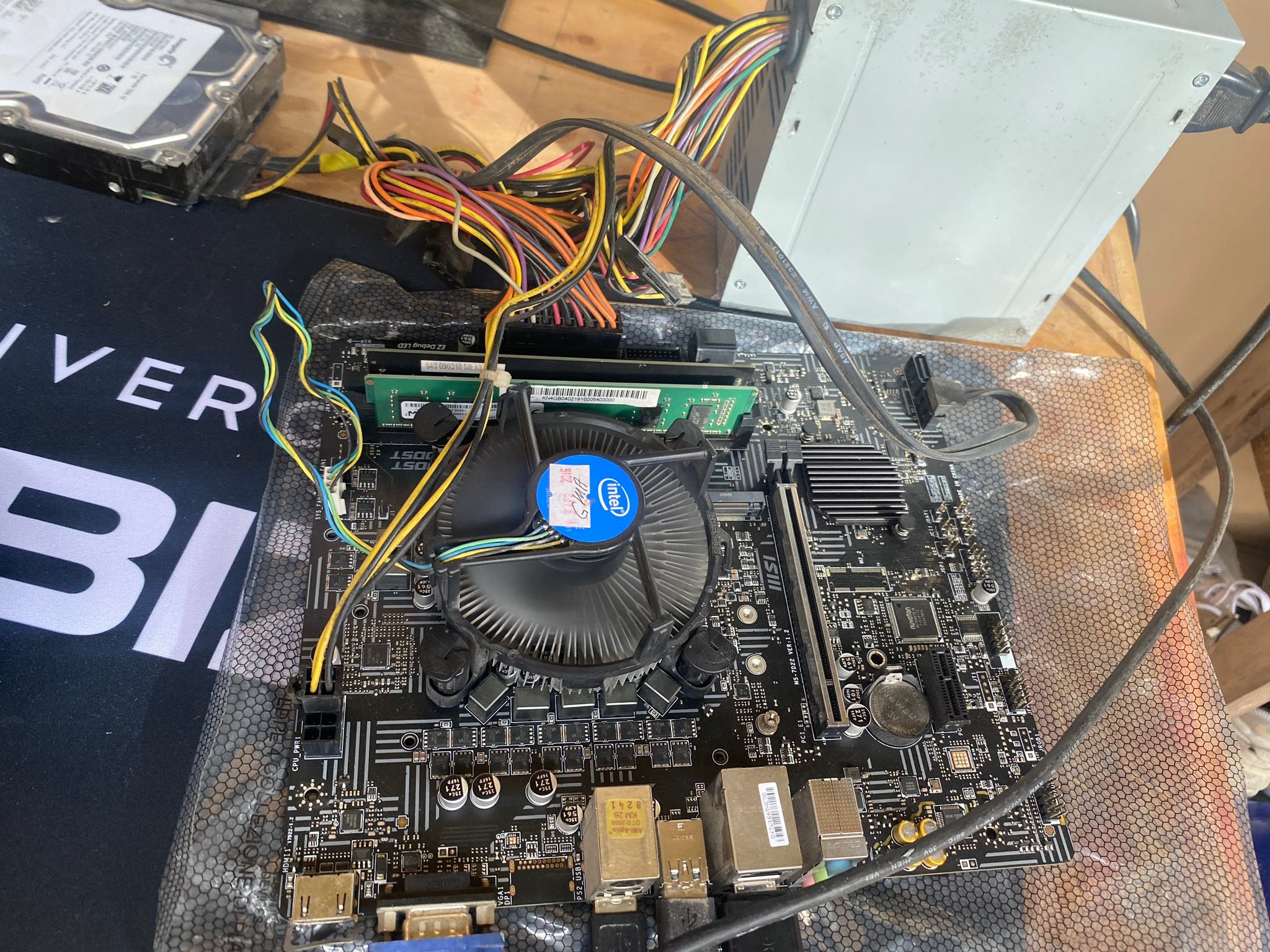Intel Core i5-10400 bundle with MSI B560M Pro-E motherboard for sale