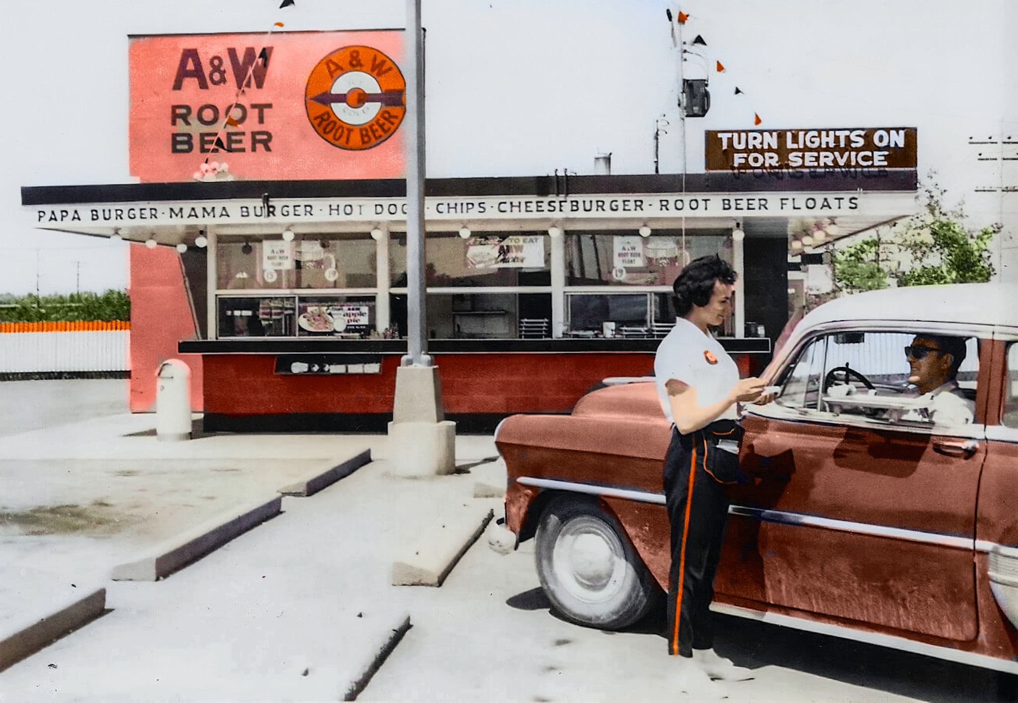 A&W Root Beer 285 N Hacienda Blvd City of Industry. 1960s