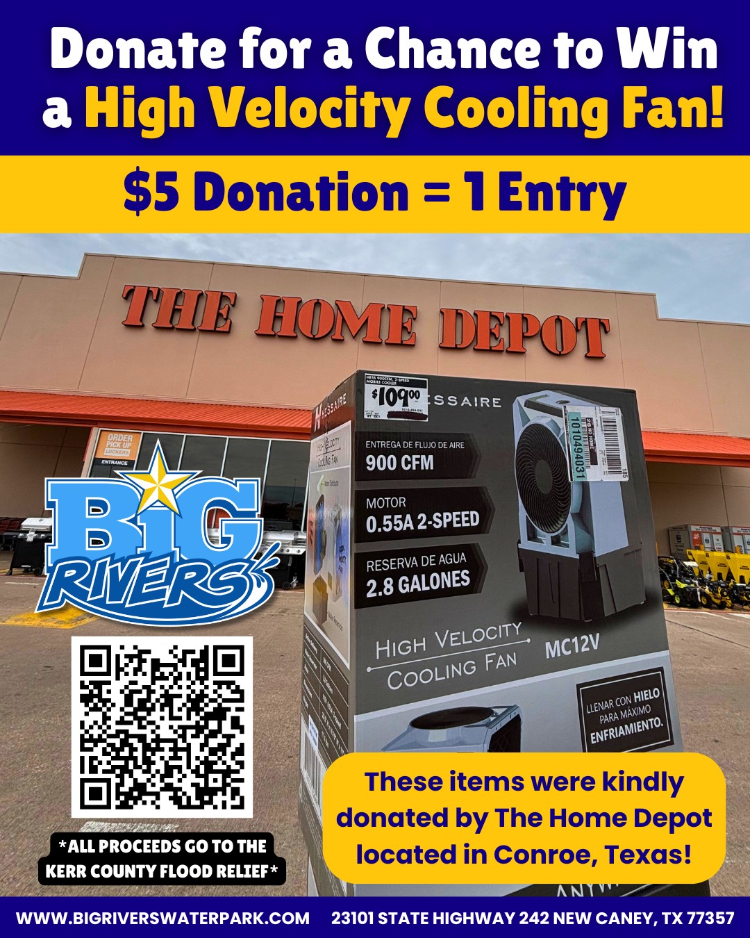 Big - 📢 Raffle: The Home Depot Swamp Coolers We’re raising funds for ...