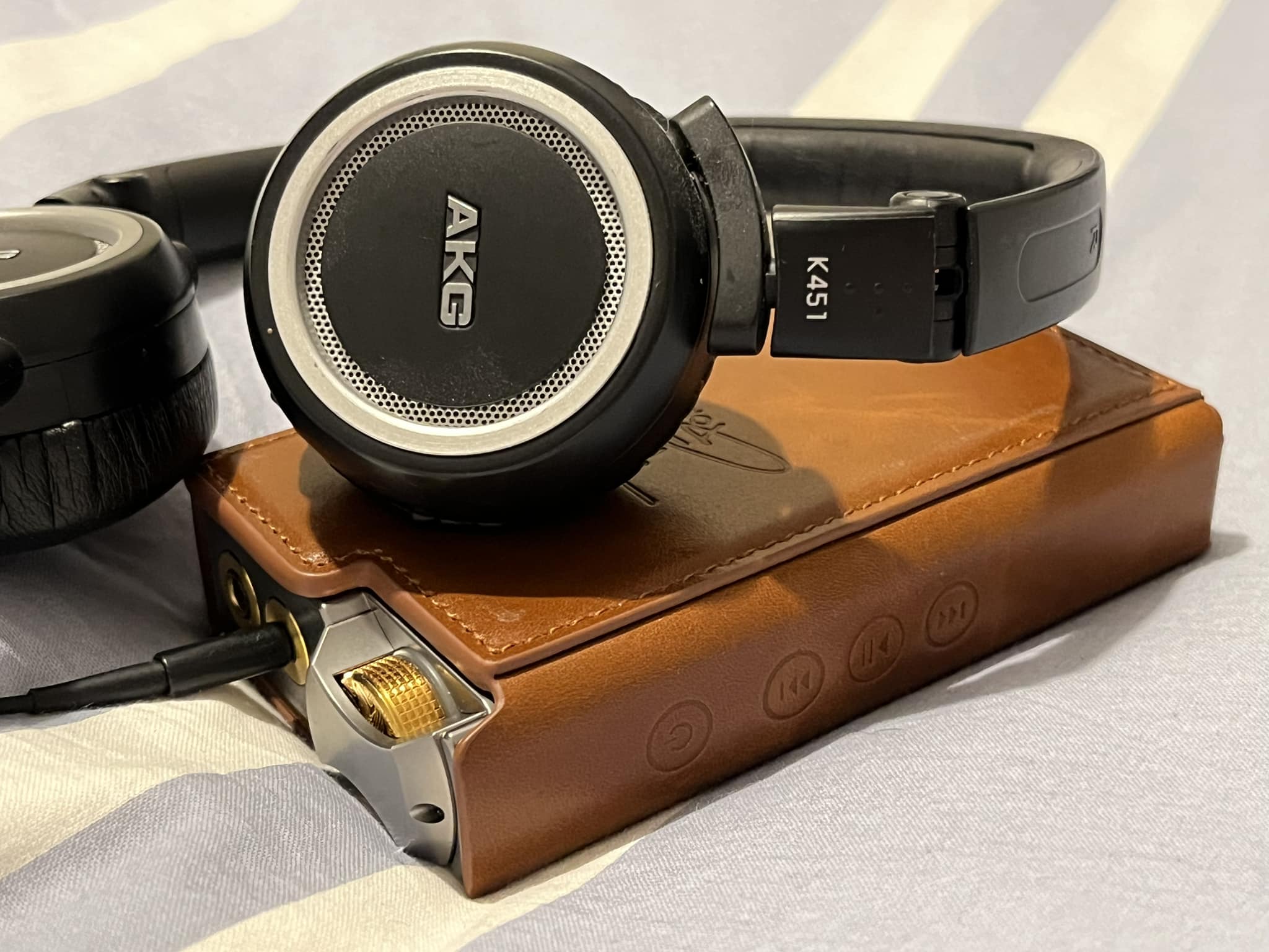 AKG K451 on-ear headphones offer warm and relaxing sound