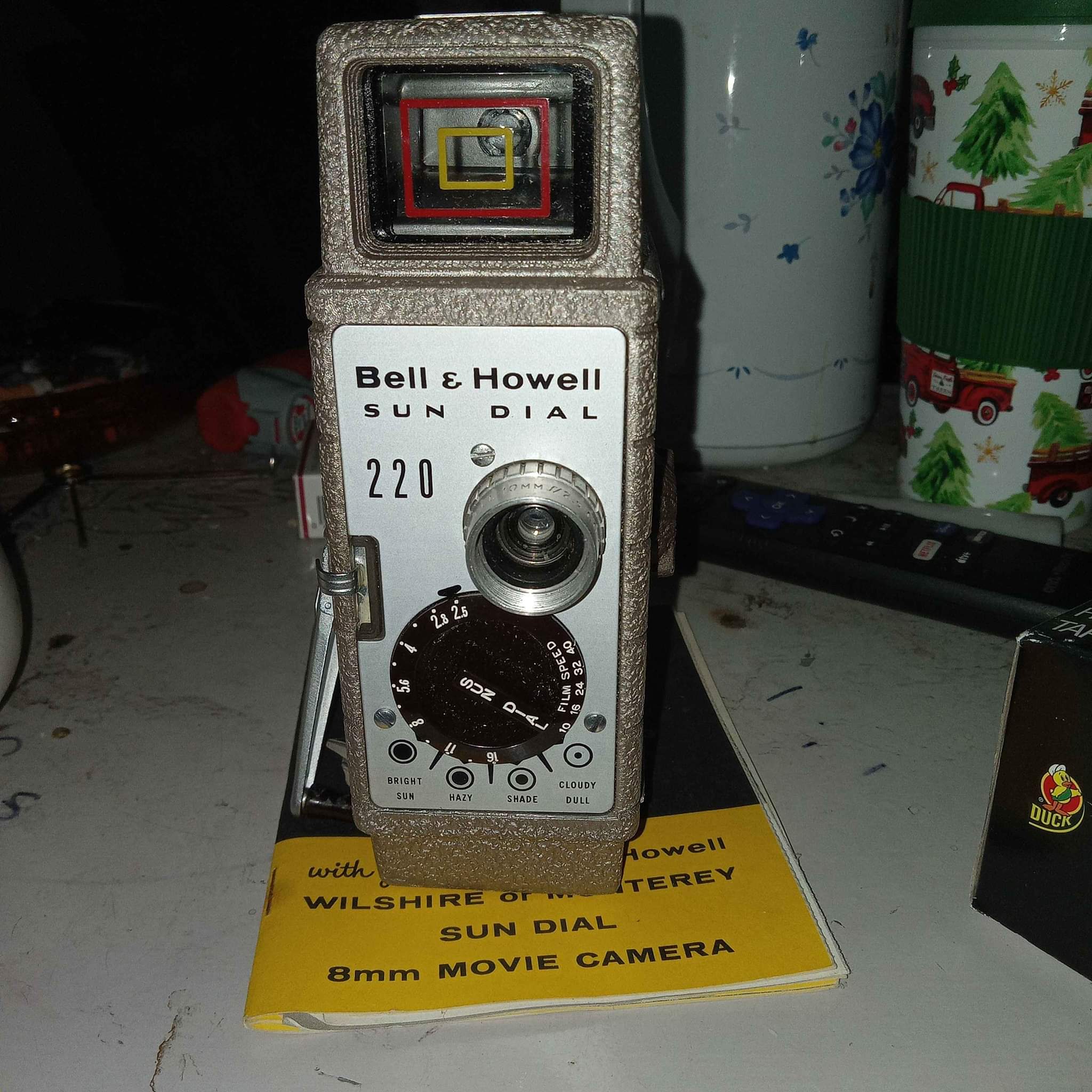 Vintage Bell & Howell One Nine 8mm movie camera