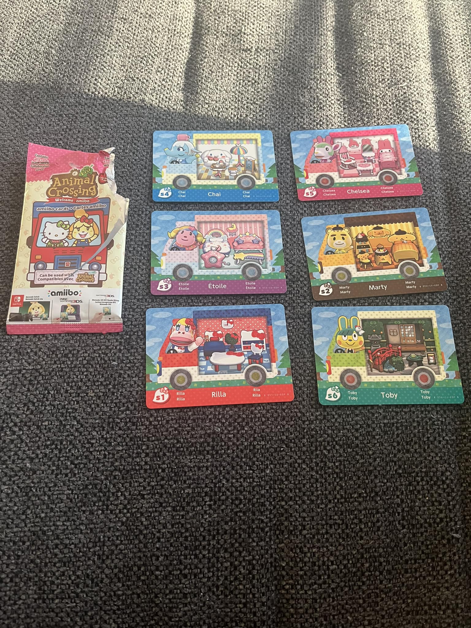 Carta Amiibo CHAI S4 - Serie Sanrio Per Animal Crossing - Versione USA Autentica Nintendo