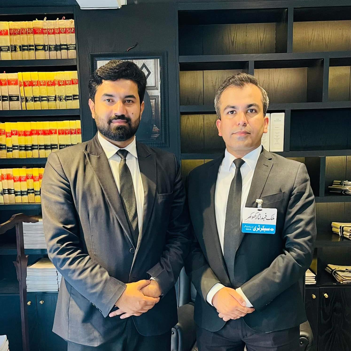 Fahad Nisar Khokhar General Secretary IN SHA ALLAH Imran Aulakh Adv VP ...
