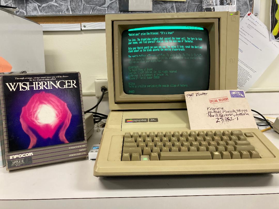 Student brings in Browsies from Infocom's Wishbringer game