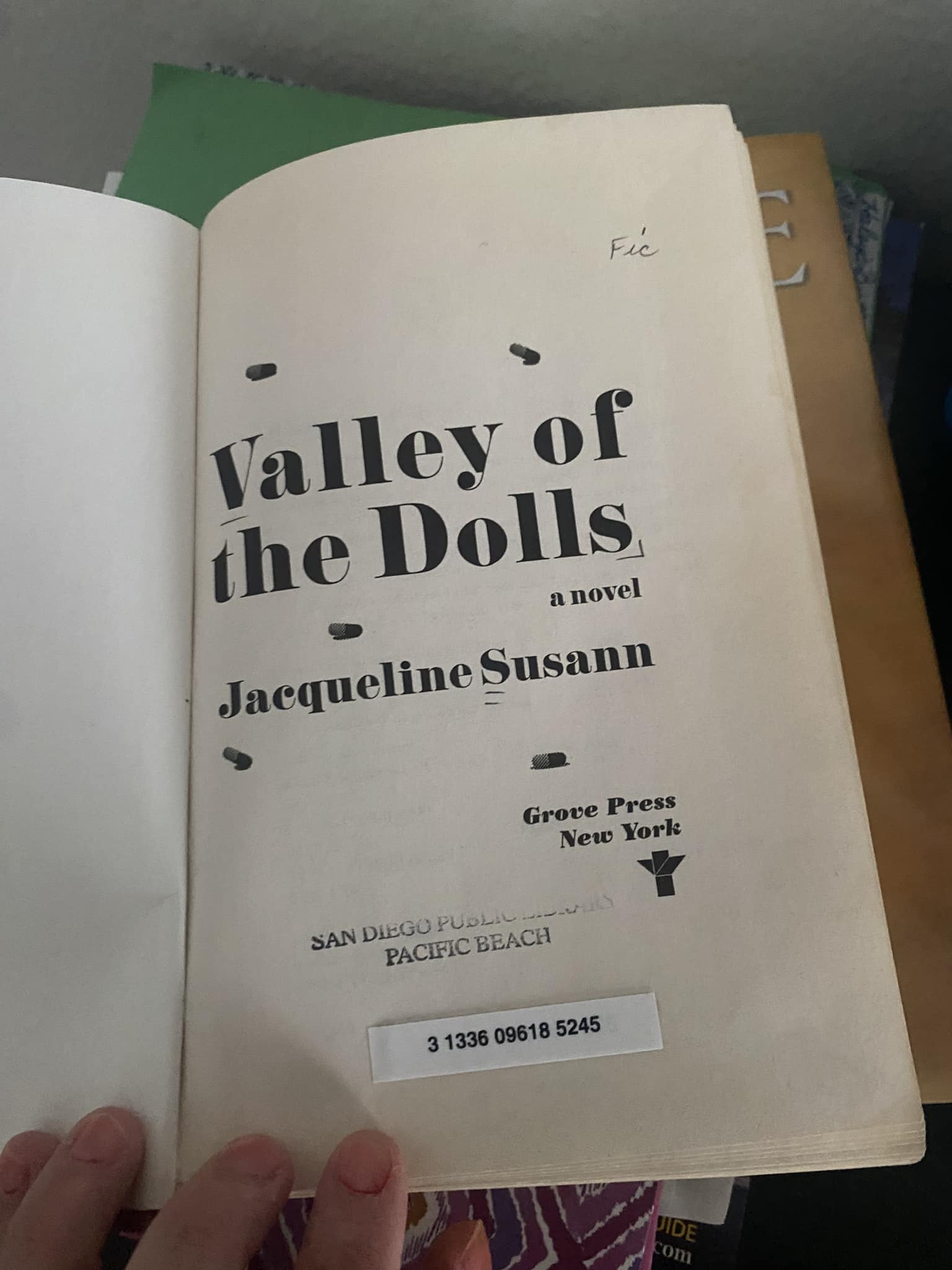 Loved reading 'Valley of the Dolls' by Jacqueline Susann