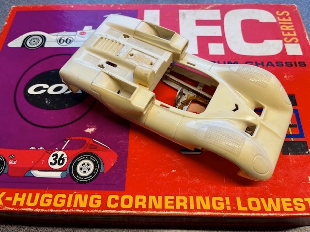 Cox Chaparral 2E and slot car nostalgia