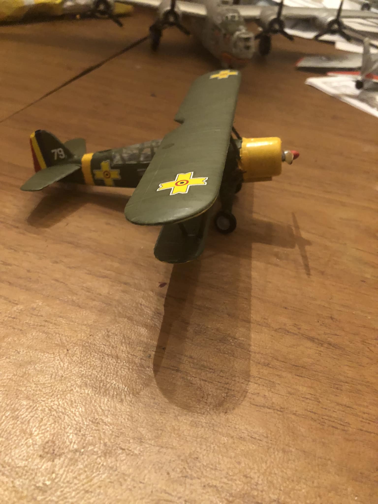 Scale models of army co-operation aircraft