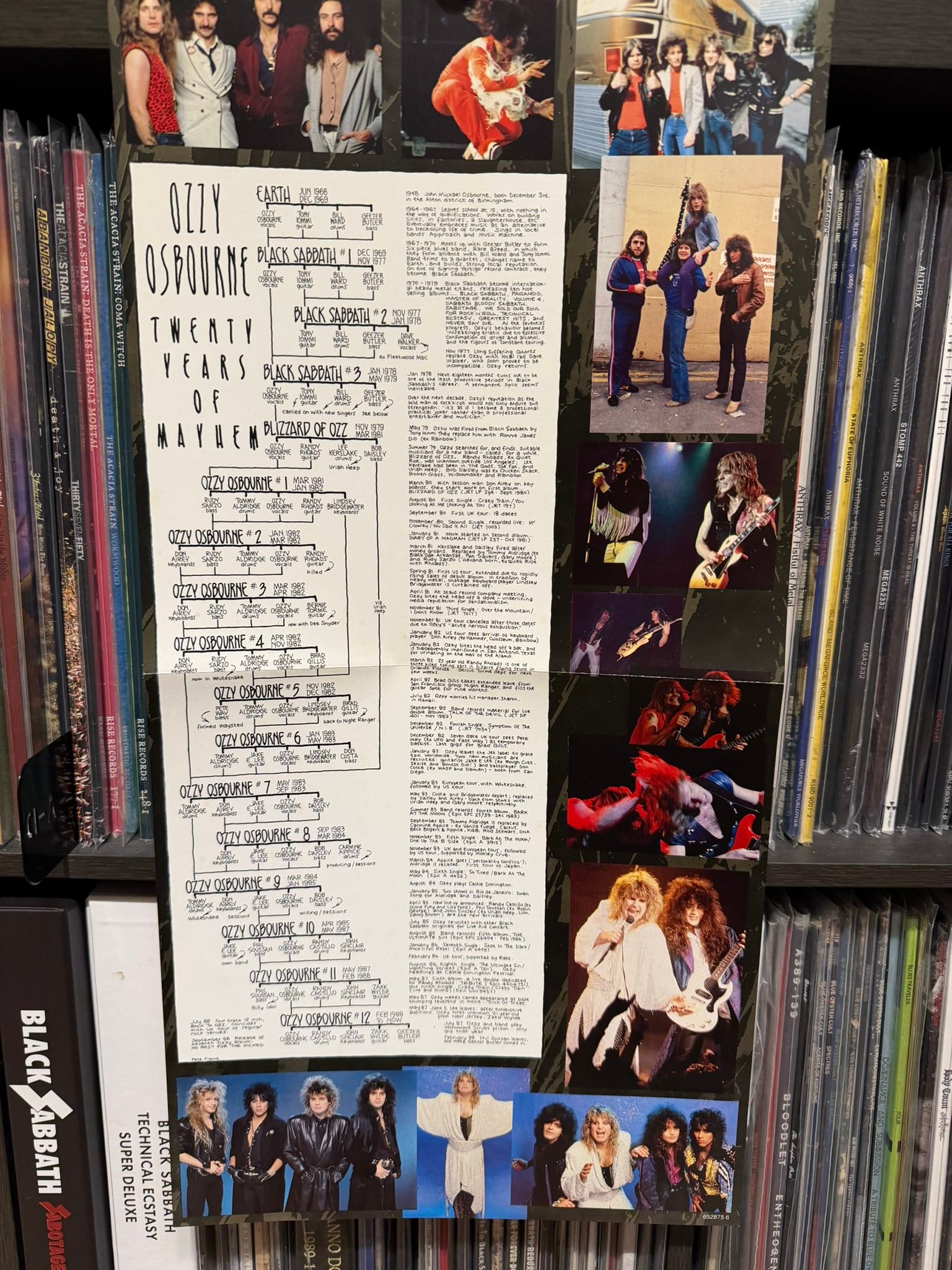 Ozzy's band was originally called Blizzard of Ozz