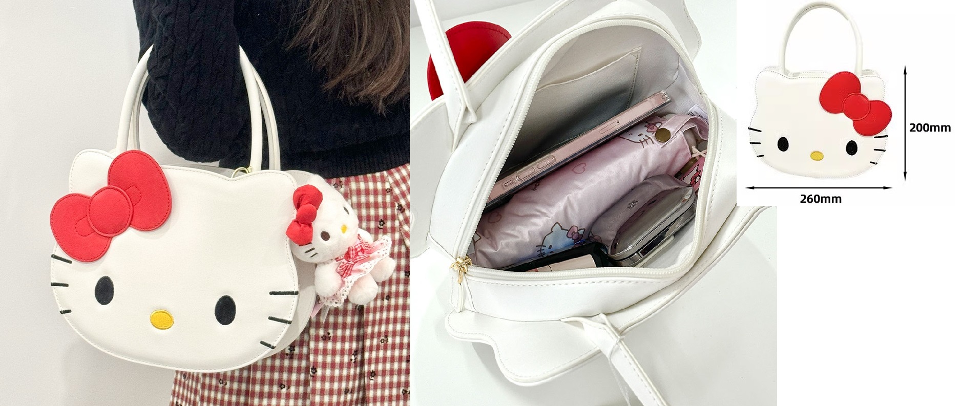 Lovely Sew - กระเป๋าPU Hello Kitty ใส่ของได้จุใบเดียวเอาอยู่ ใบละ 899 ...