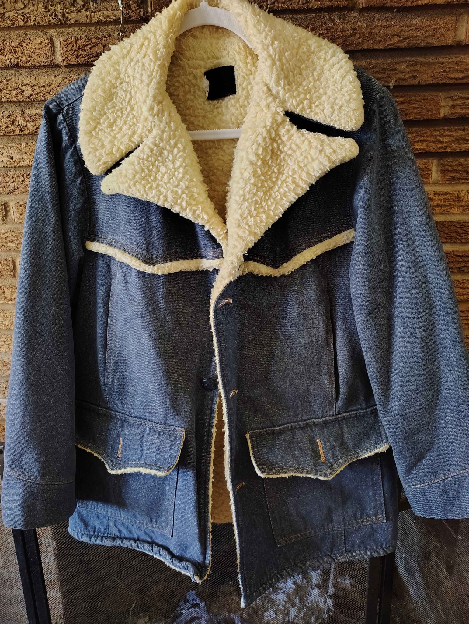 Very cool vintage 60s/70s Sears roebuck ranch jacket denim with 