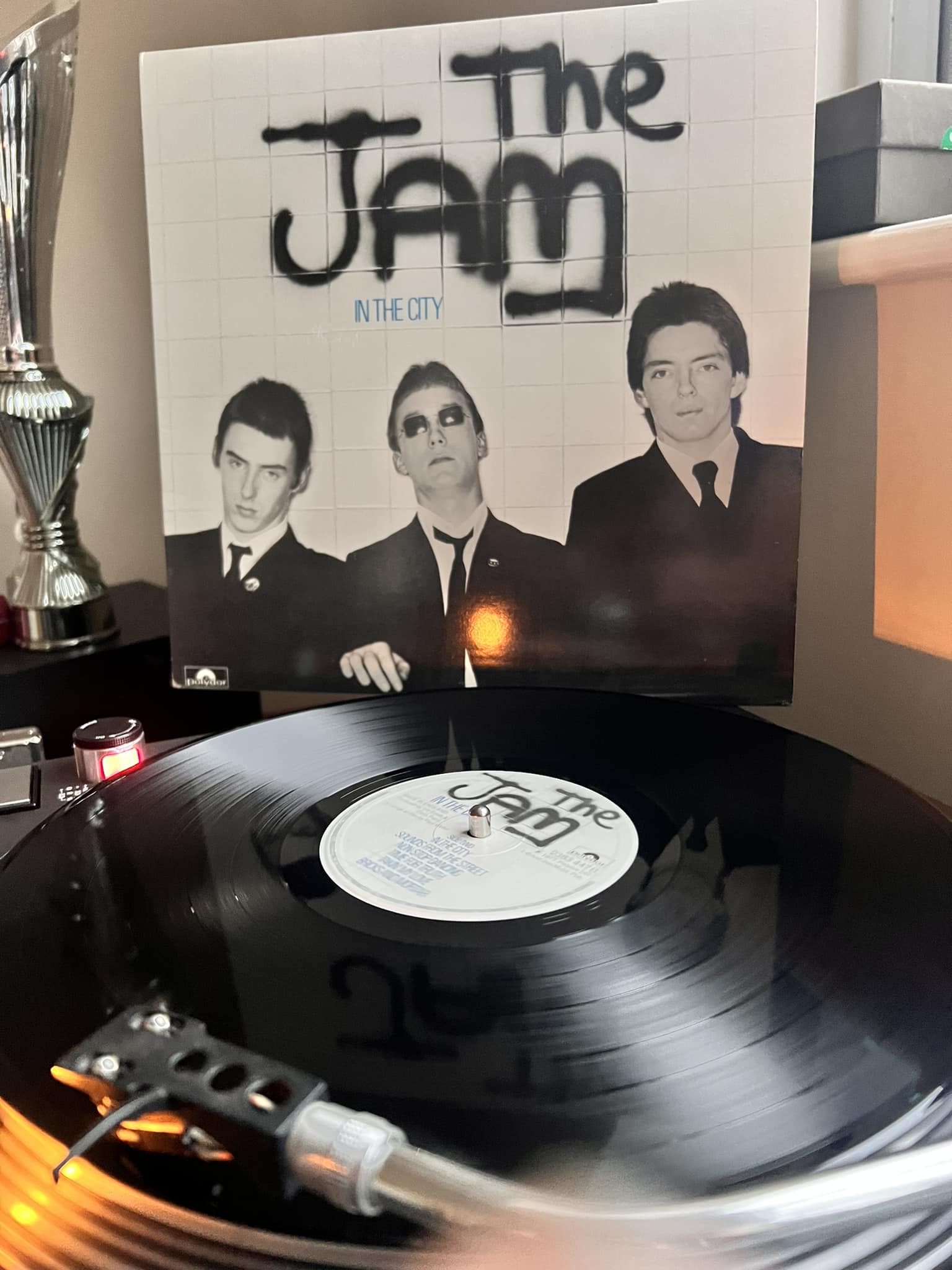 The jam in the city 1977 with banned printed inner.