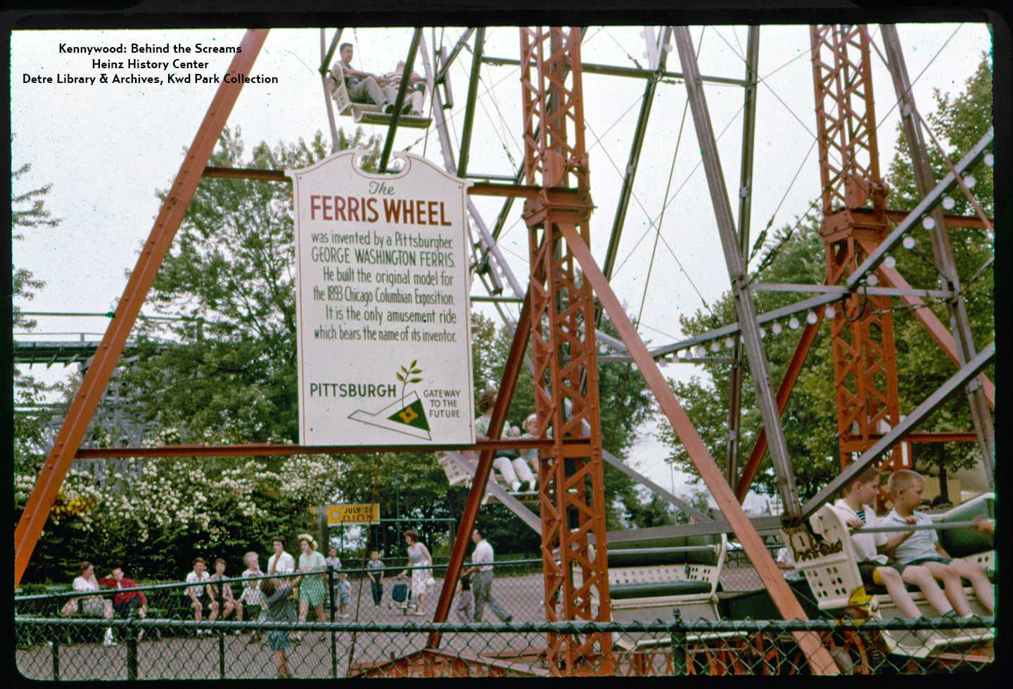 The SooperDooperLooper at Hersheypark in 1996. (C) Ken Denton.