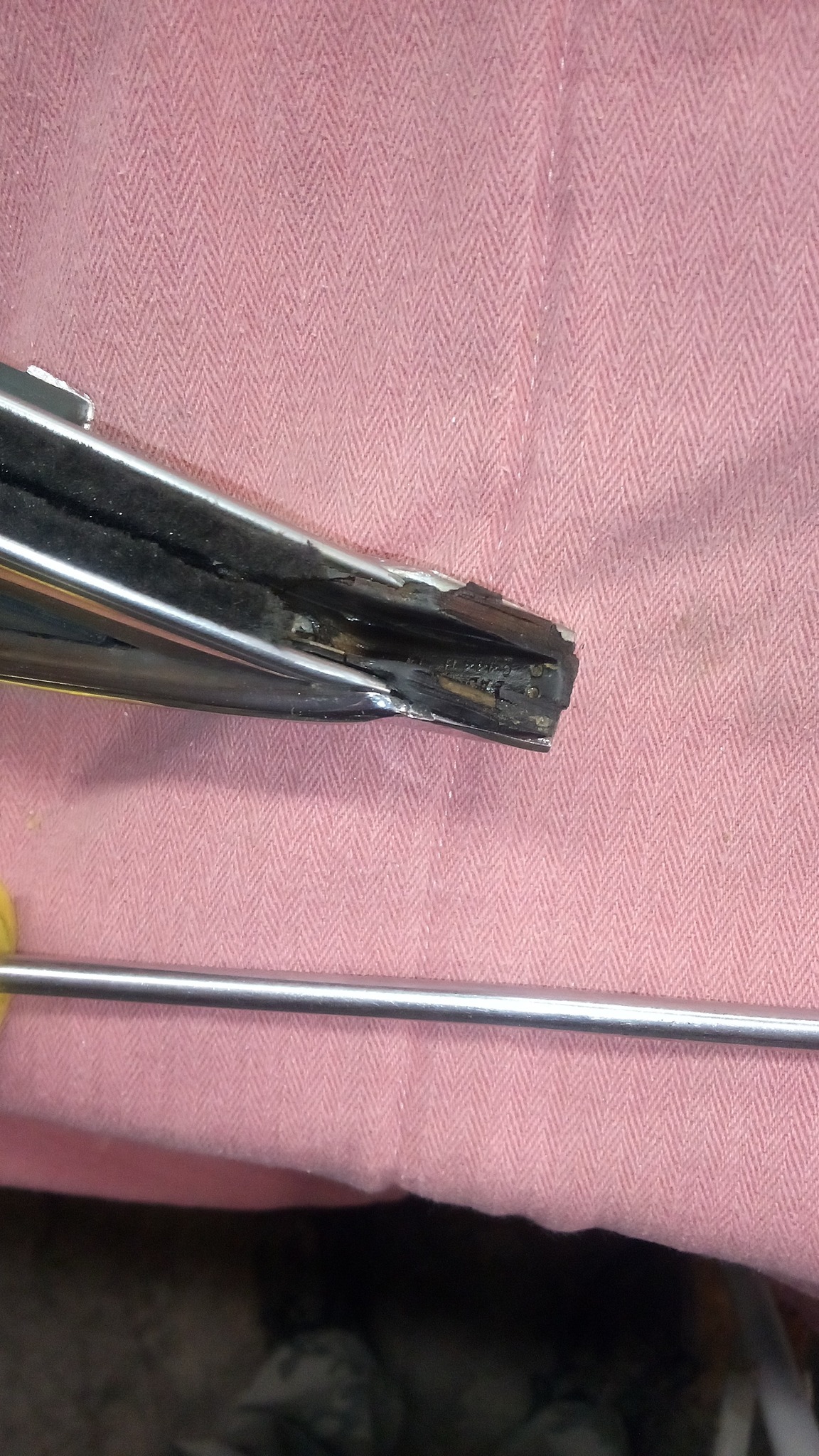 Rear Door Window Lower Channel Track | 1955-57 Fullsize Chevy Car