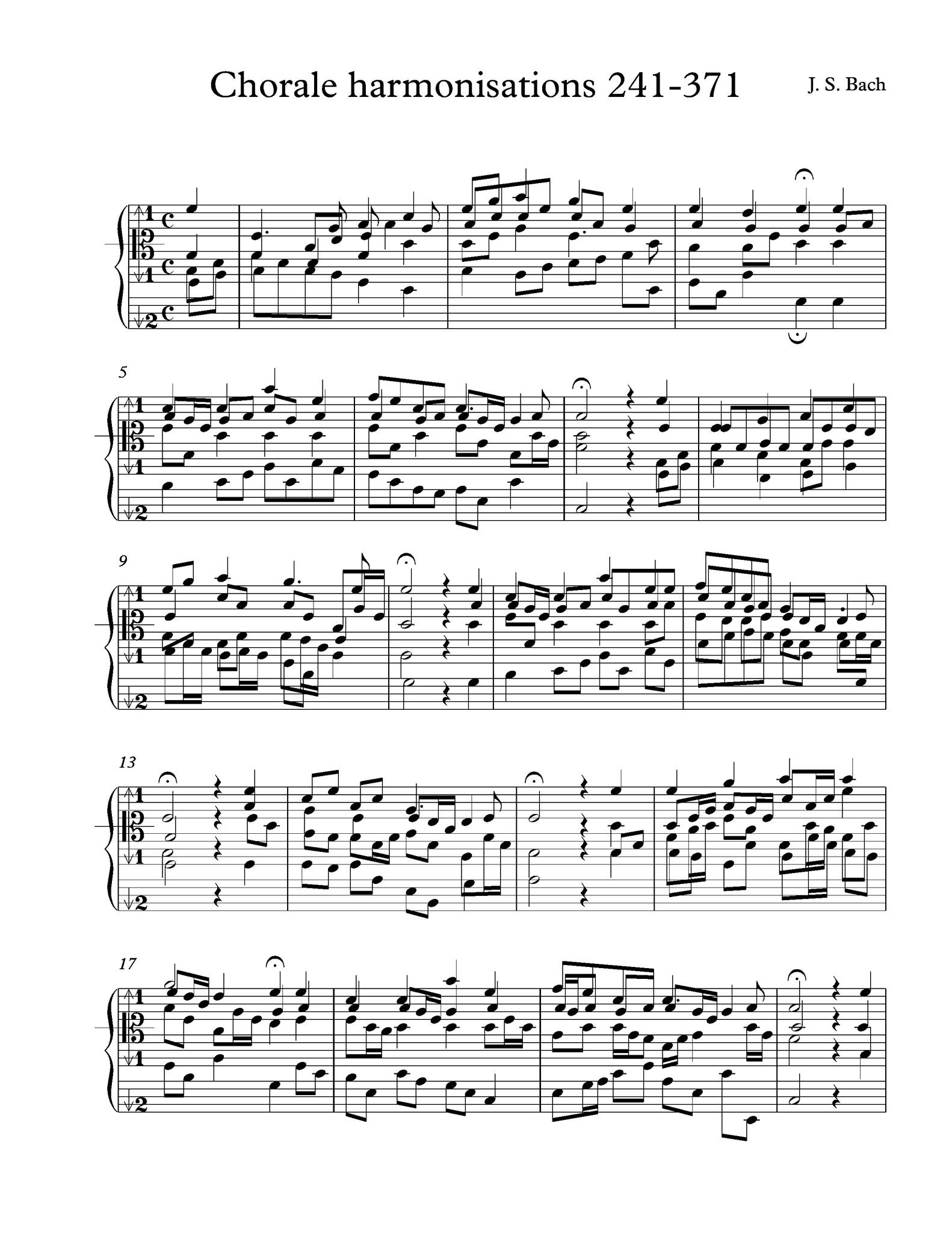 Bach chorale harmonisation analysis set review