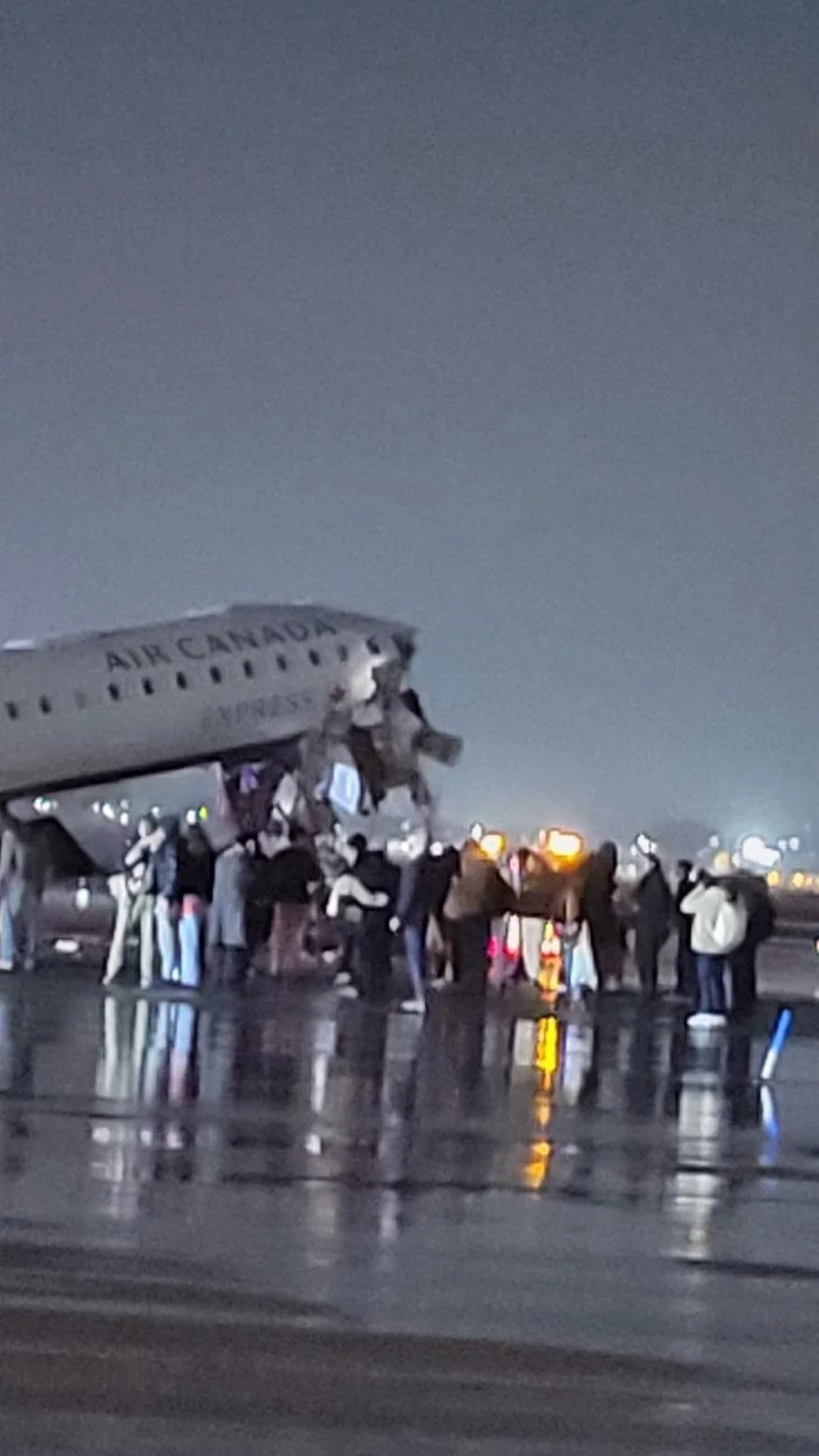 Condolences for air canada flight 8646 crash