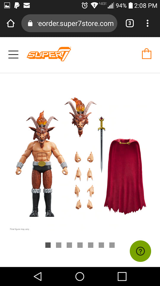 Slayer Nuclear Blast Blood Splatter Variant ReAction figure