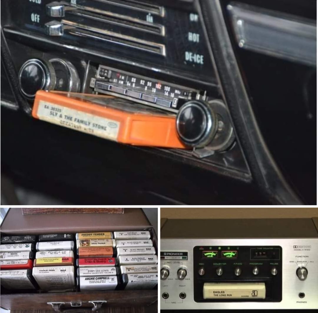 RCA 8 track tape player for 1970s vehicles