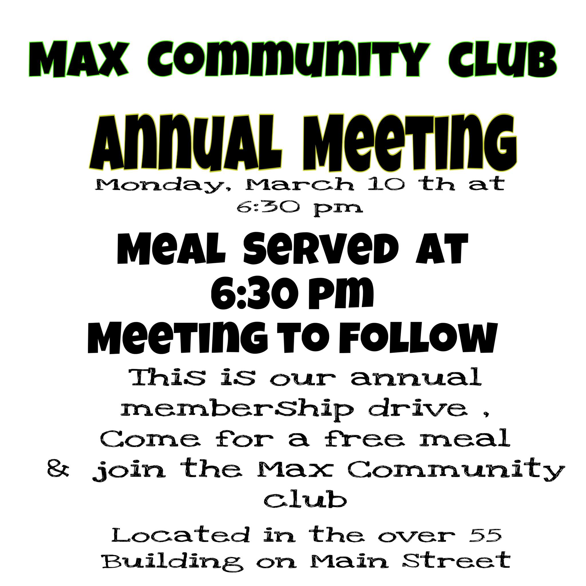 Max Community Club | Facebook