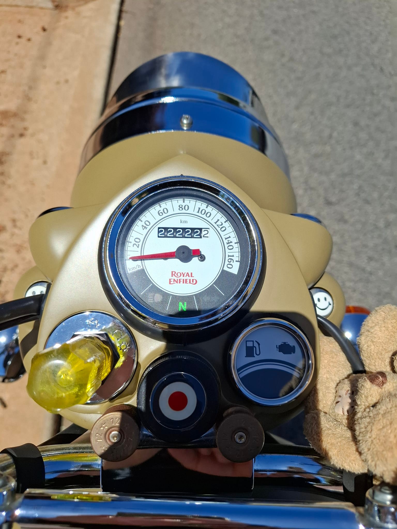 Nine months of ownership and not ridden once. Perhaps May!