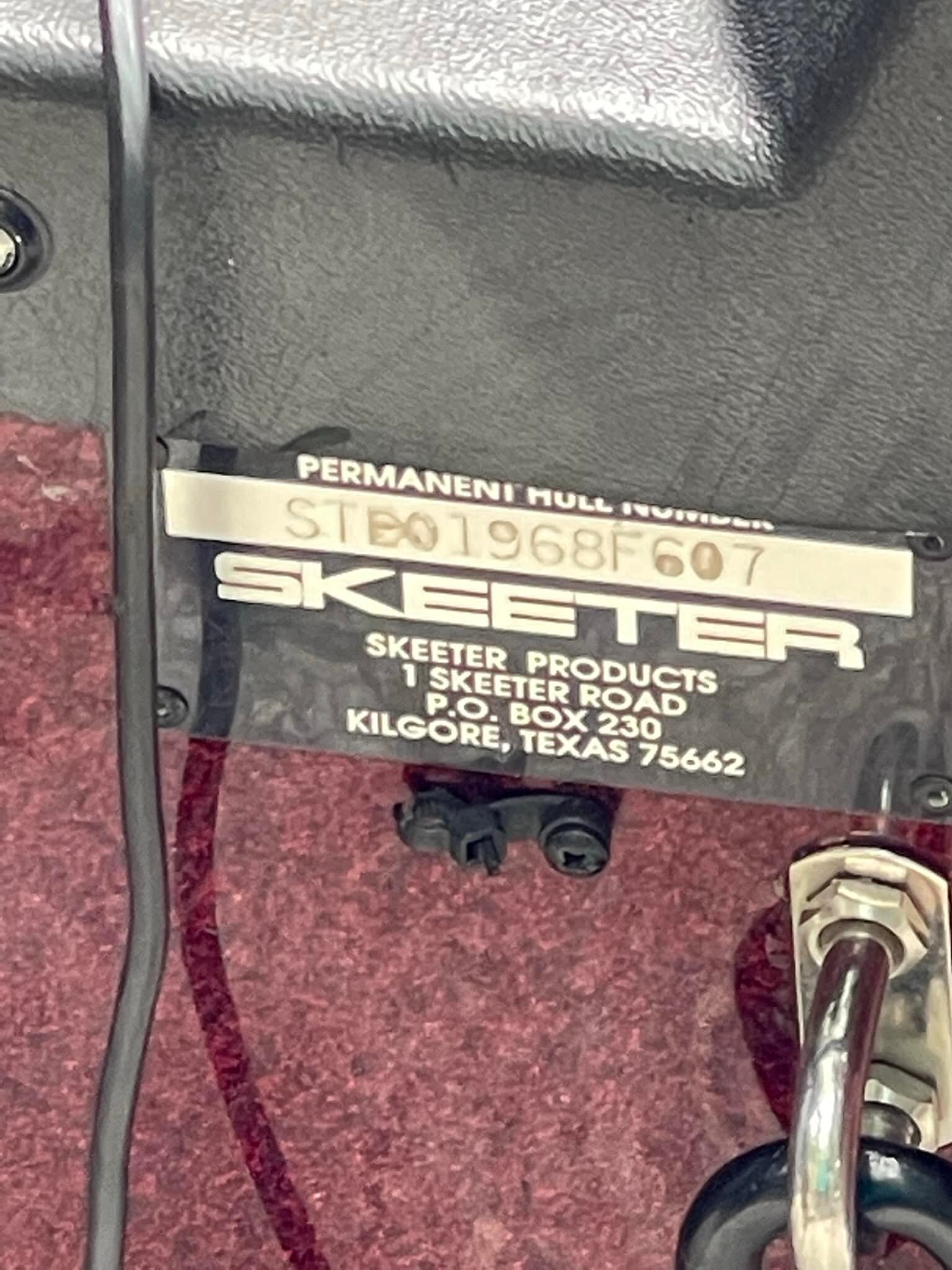 Selling a 2007 Skeeter SL boat with a 2006 motor in Huntsville, TX
